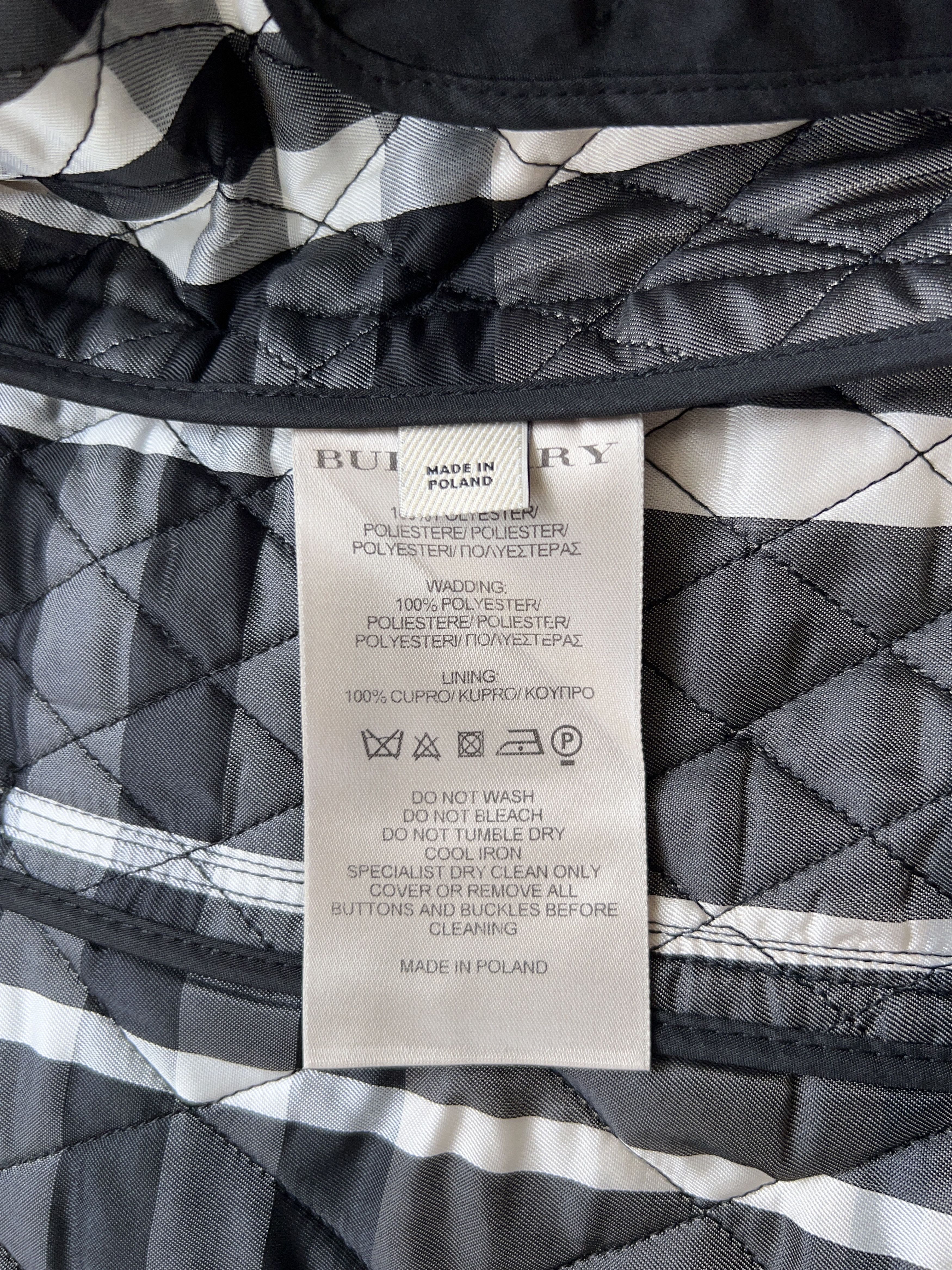 Burberry Womens Burberry Long Jacket Coat Quilted Black Size US 2 Size XS / US 0-2 / IT 36-38 - 11 Thumbnail