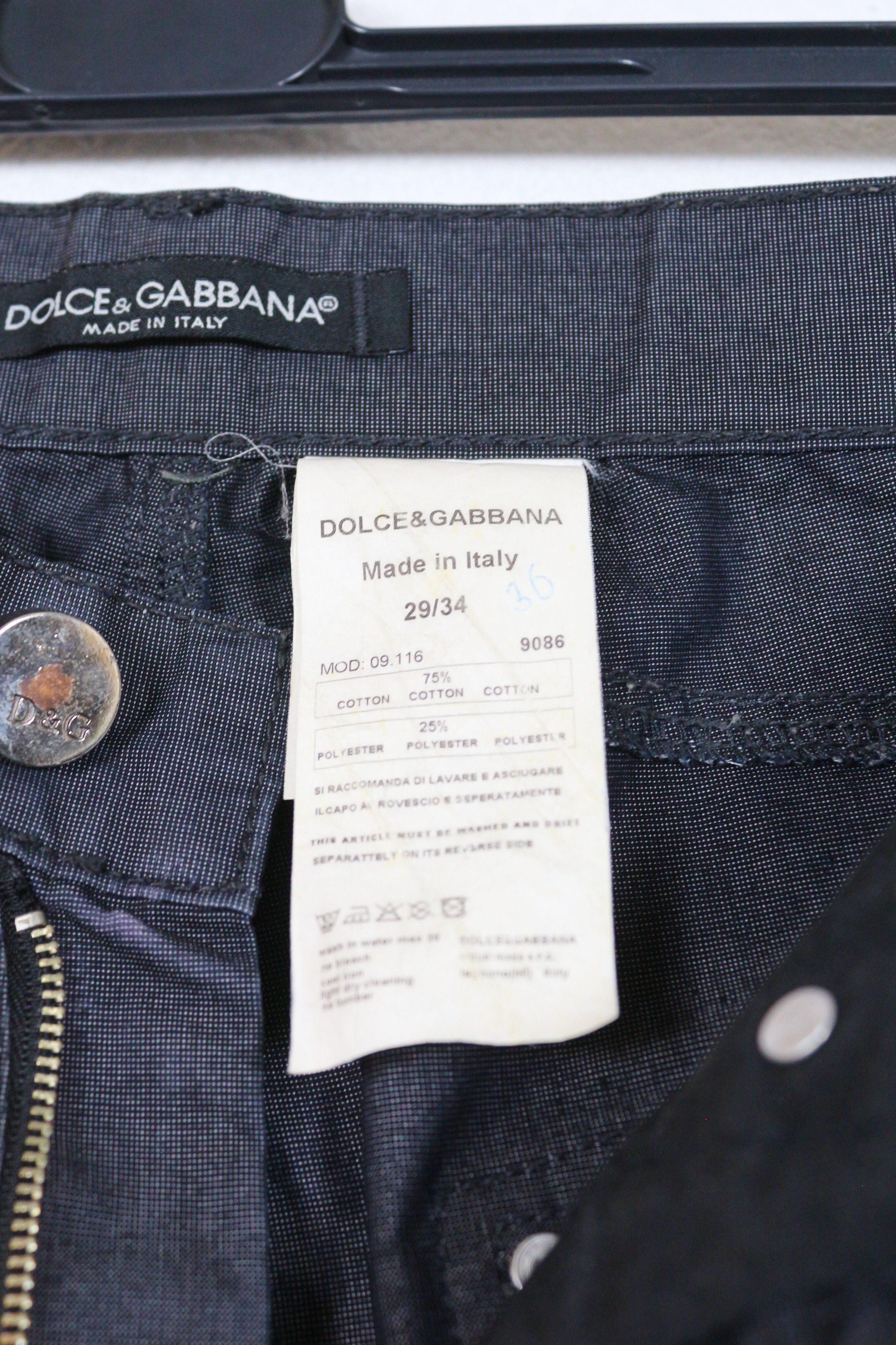 Dolce & Gabbana Archive Dolce & Gabbana Logo Avant Garde Pants Y2K Size 29" - 4 Thumbnail