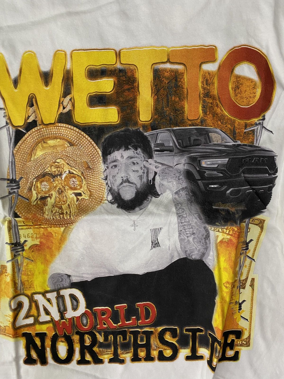 G59 Records SUICIDEBOYS WETTO RAP TEE. Size US L / EU 52-54 / 3 - 4 Thumbnail