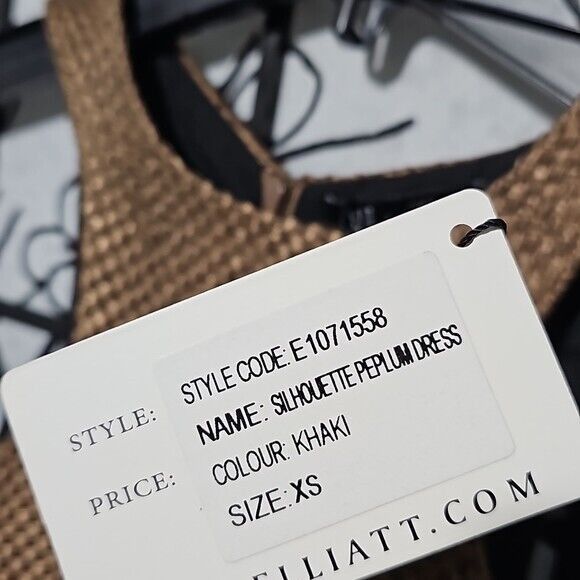 ELLIATT Elliatt Silhouette Peplum Dress Size XS NWT Size XS / US 0-2 / IT 36-38 - 5 Thumbnail