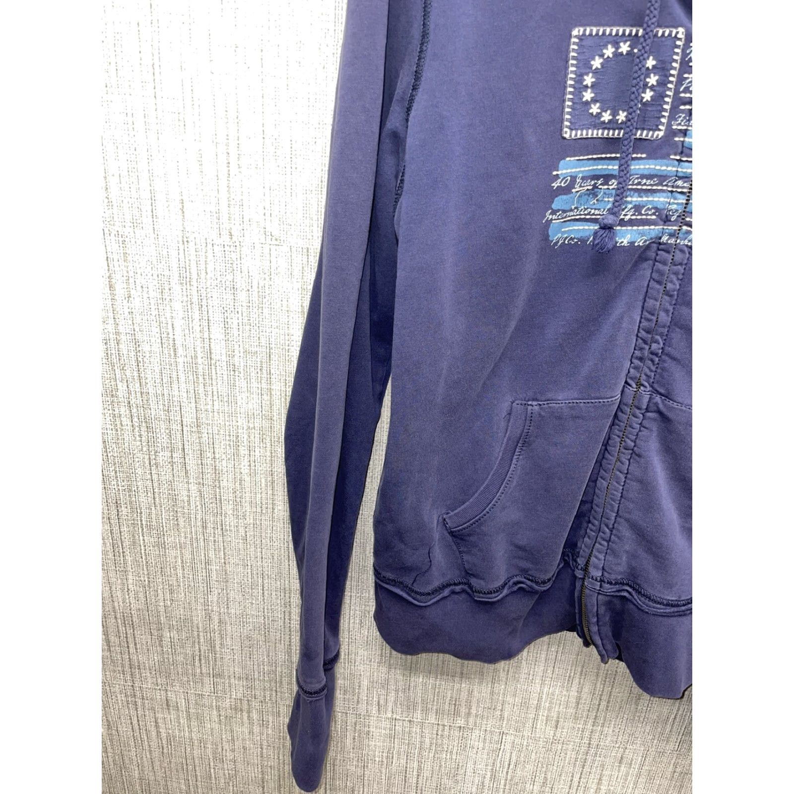 Polo Ralph Lauren Polo Ralph Lauren Cotton Dark Blue Embroidered Full Zip Jacket Womens XL Size XL / US 12-14 / IT 48-50 - 3 Thumbnail