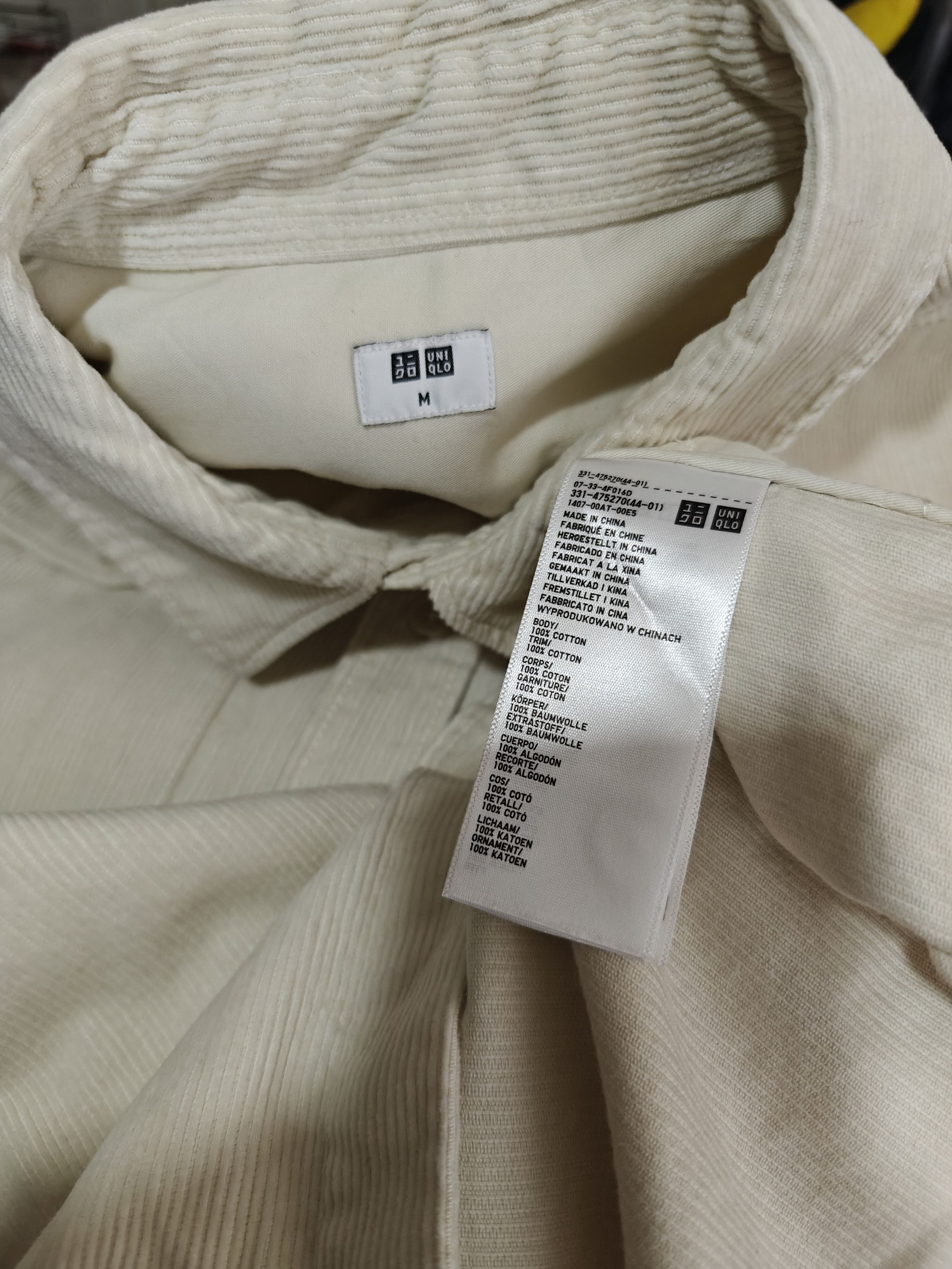 Uniqlo Uniqlo Corduroy Jacket Beige Button Collared size M Size US M / EU 48-50 / 2 - 8 Thumbnail