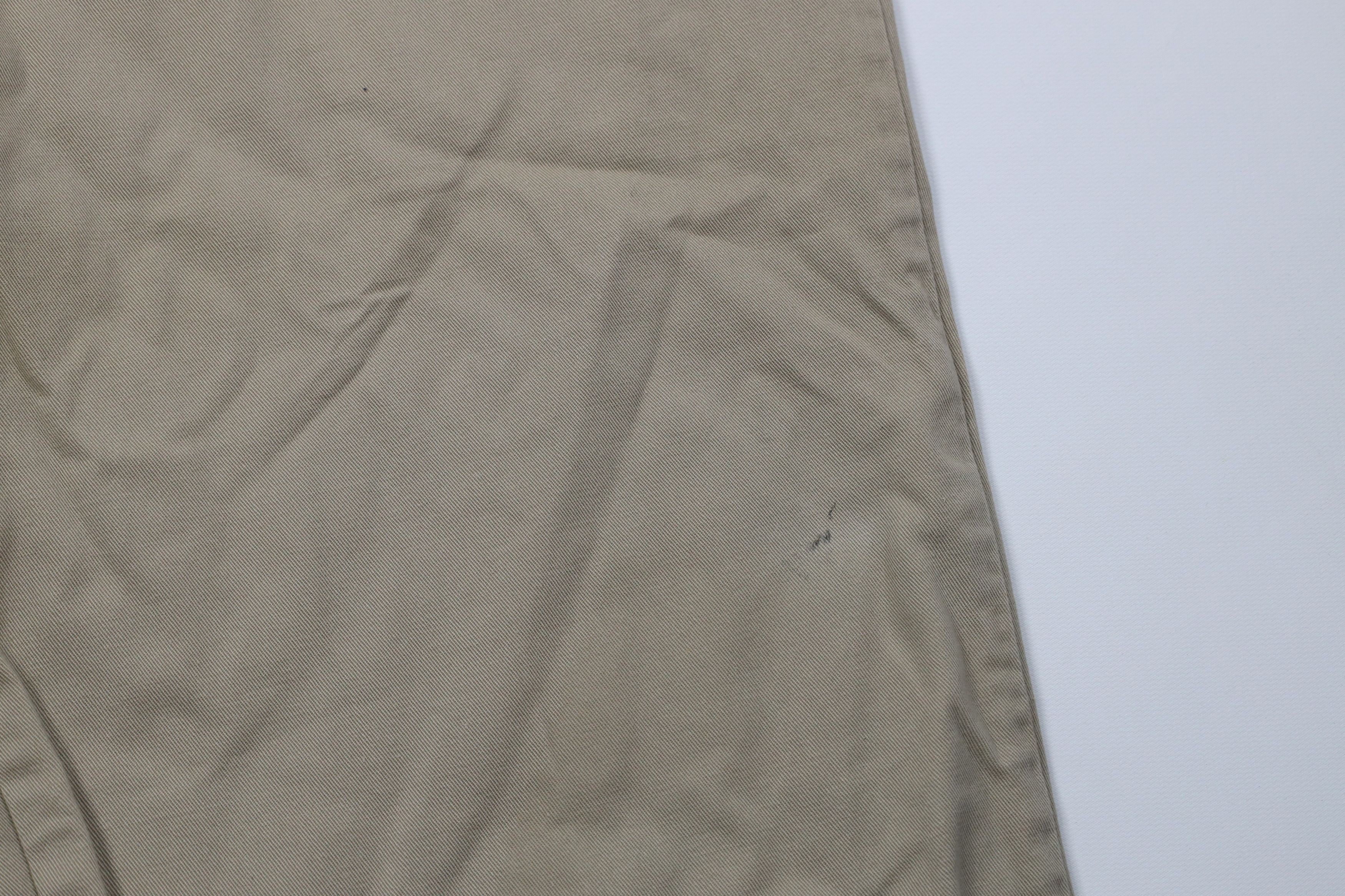 Pendleton Vintage 90s Pendleton Cuffed Wide Leg Chino Pants Beige Size US 40 / EU 56 - 6 Thumbnail