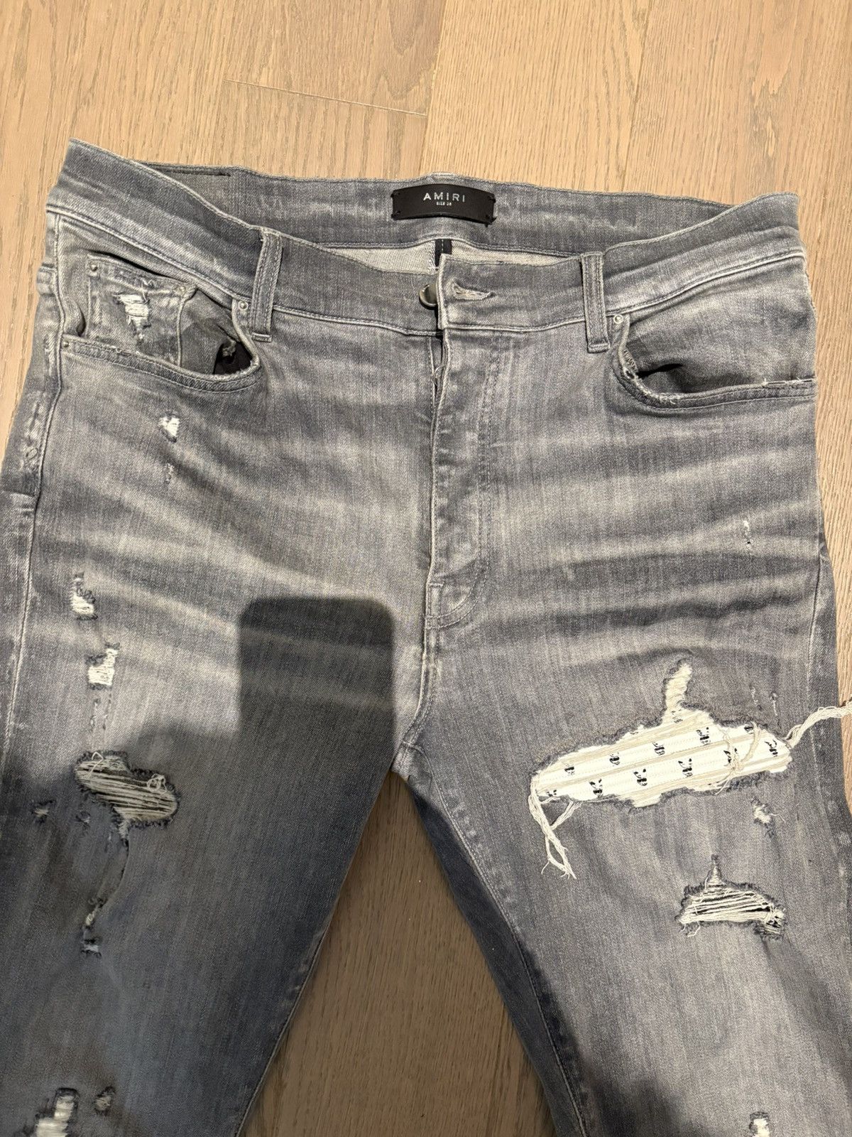 Amiri Amiri Playboy MX1 Grey Jeans Size US 36 / EU 52 - 5 Thumbnail