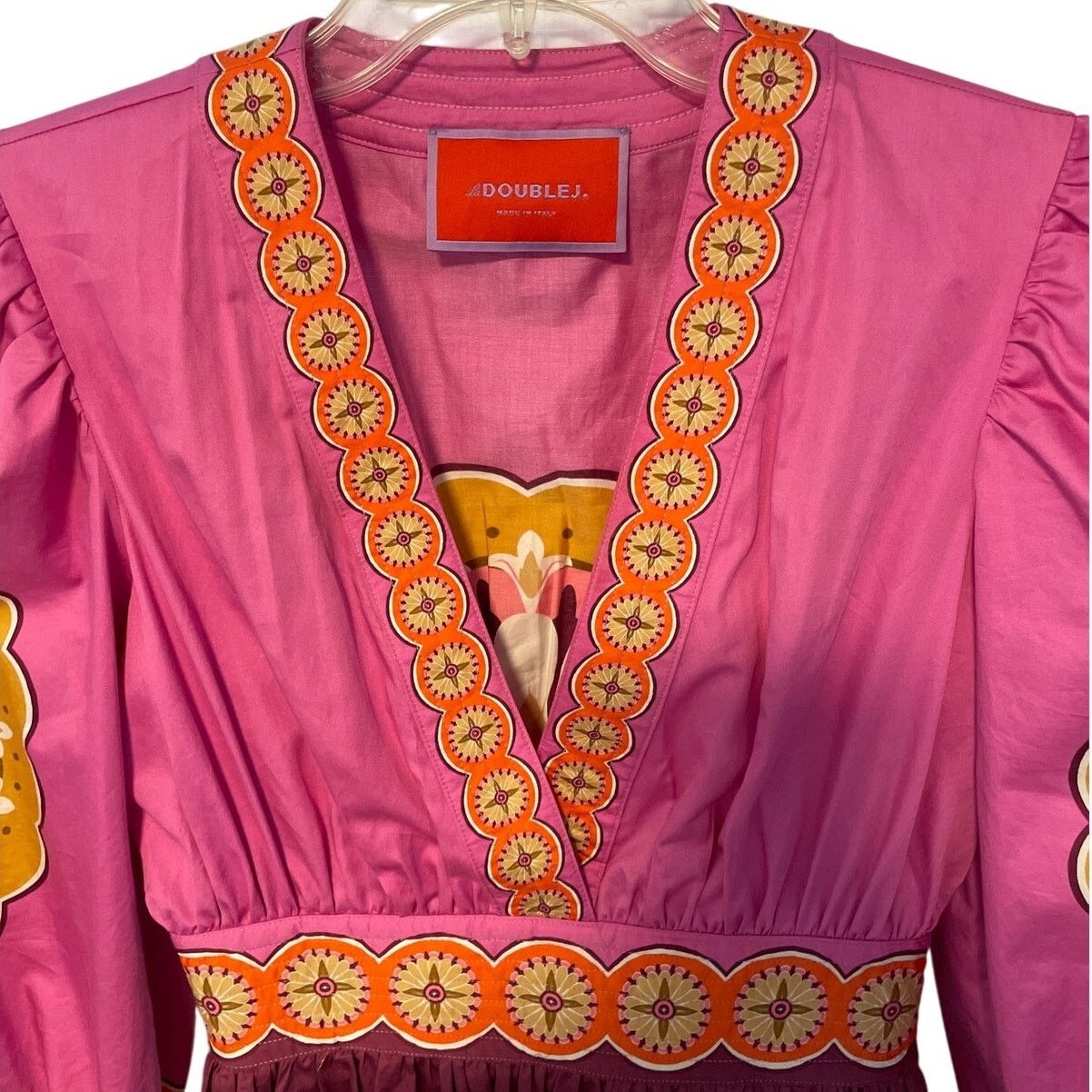 La DoubleJ La DoubleJ Margherita Dress Napoli Plates Placee Pink XS Size XS / US 0-2 / IT 36-38 - 10 Thumbnail