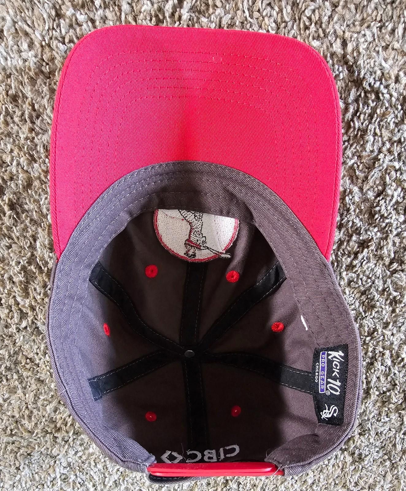 Designer Chicago White Sox Hat Retro CIBC Cap Kick 10 Pro Gear Size ONE SIZE - 5 Thumbnail