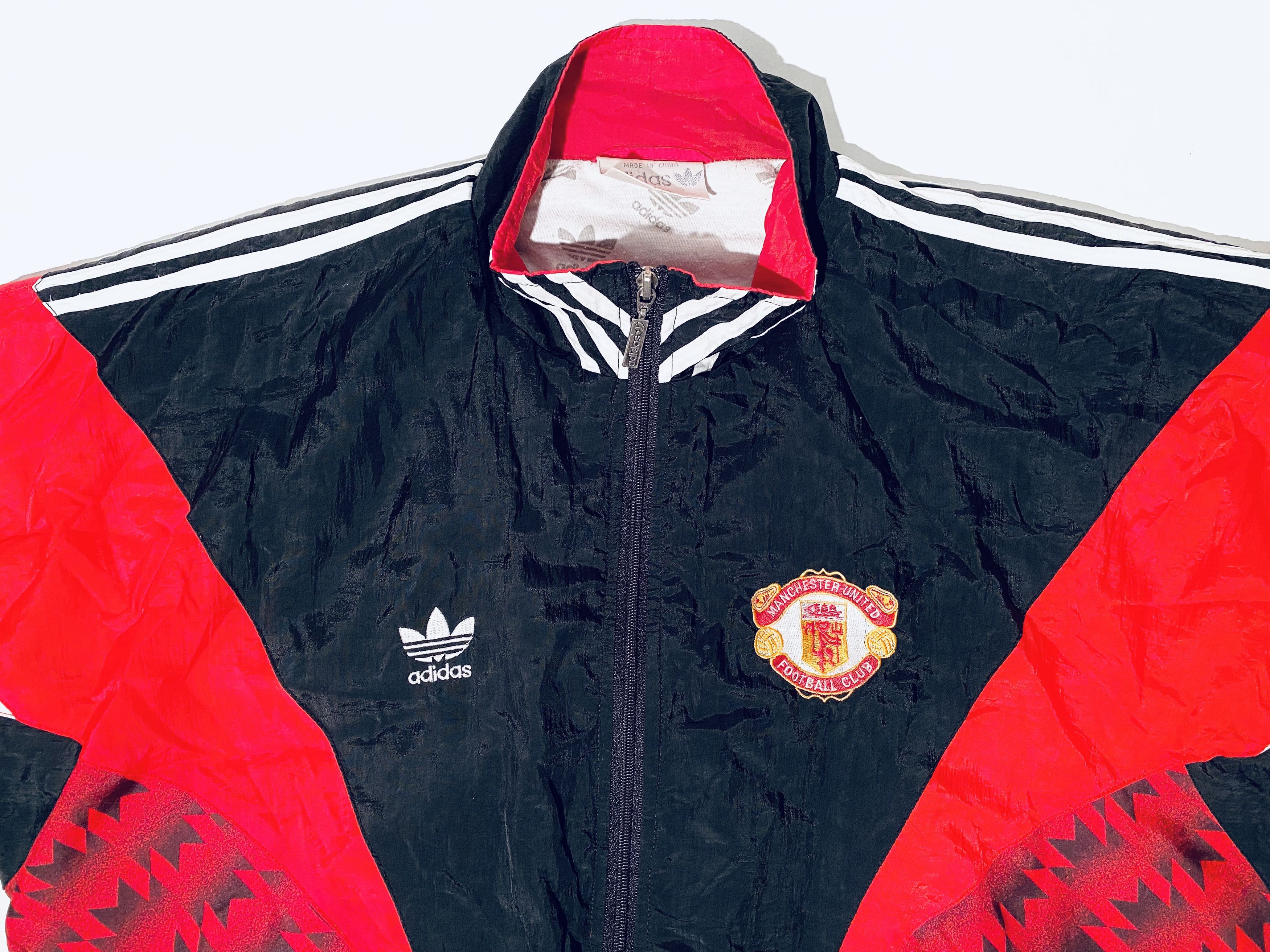 Adidas Manchester United Training Jacket 1990 1992 Size US L / EU 52-54 / 3 - 9 Thumbnail