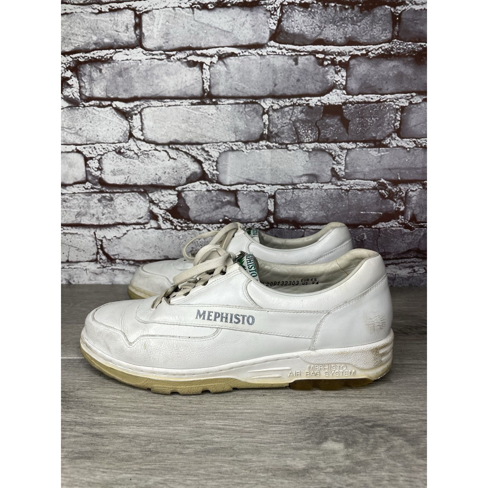 Mephisto Mephisto RunOff Air Bag System White Leather Lace Up Shoes W Size US 9 / IT 39 - 17 Thumbnail
