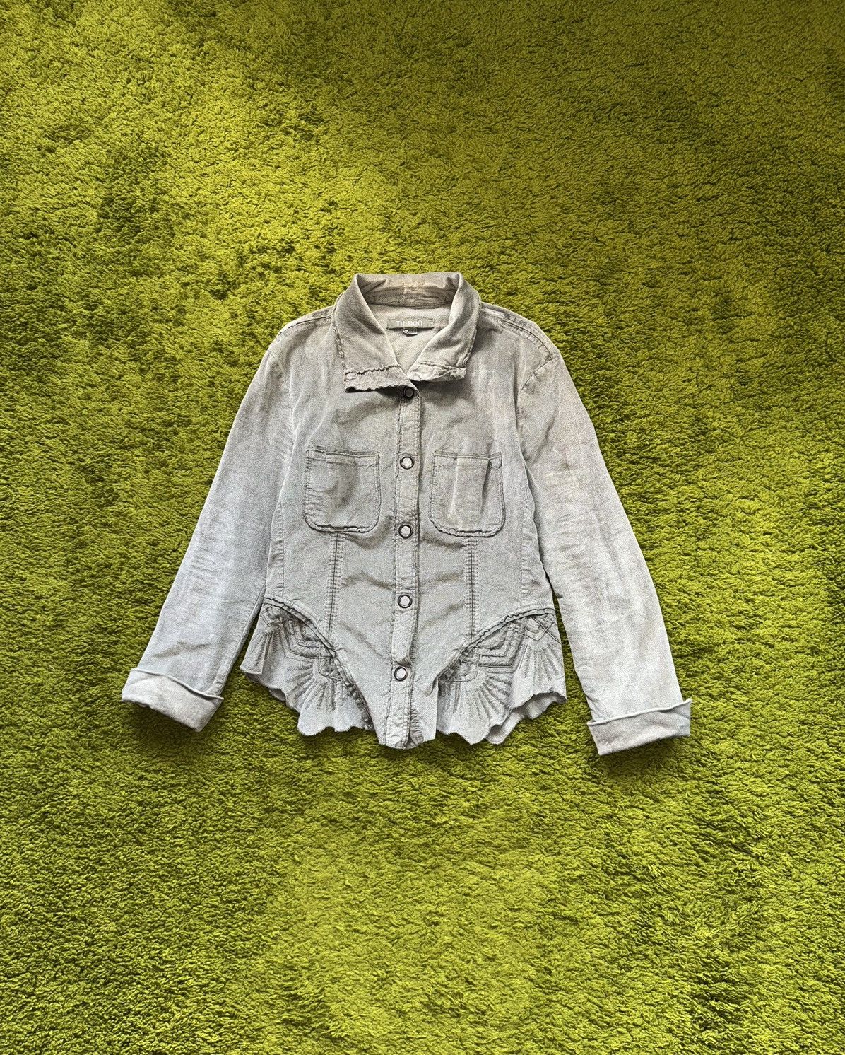 Transit Transit par-such avant Garde graphite grey velour blazer Size M / US 6-8 / IT 42-44 - 1 Thumbnail