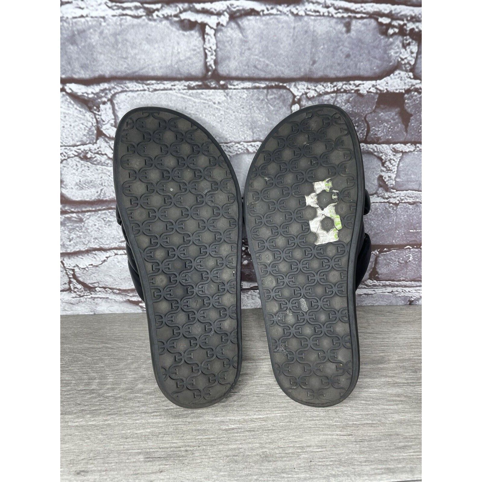 Sam Edelman Sam Edelman Vaugn Black Leather Braid Casual Slides Sandals Size US 6.5 / IT 36.5 - 13 Thumbnail