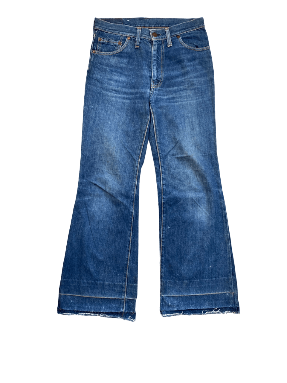 If Six Was Nine × Le Grande Bleu (L.G.B.) Flare Big Stone Japan Bush Pants Flared Denim Size US 30 / EU 46 - 1 Thumbnail