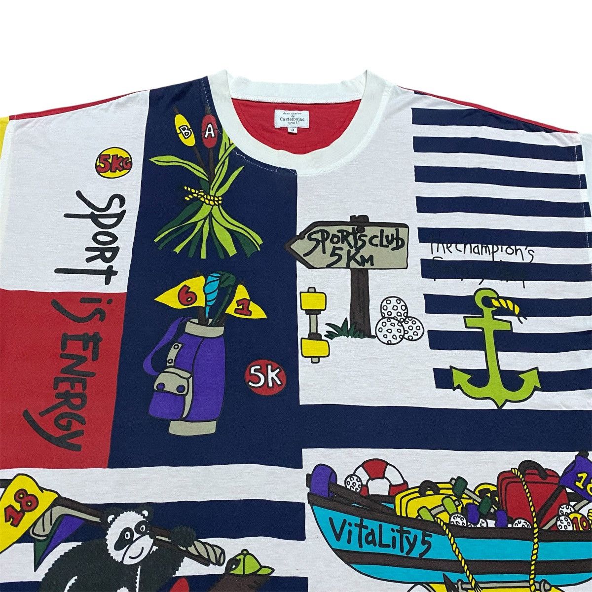 Jean Charles De Castelbajac × Vintage Rare‼️🔥Vintage Jean Charles De Castelbajac Full Print T-Shirt Size US M / EU 48-50 / 2 - 3 Thumbnail