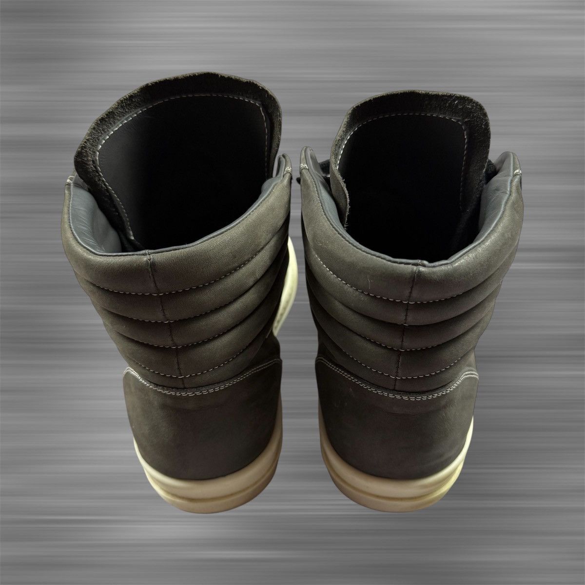 Rick Owens Rick Ownes High Vintage Shoes ‘Dust/Milk’ Size US 8.5 / EU 41-42 - 5 Thumbnail