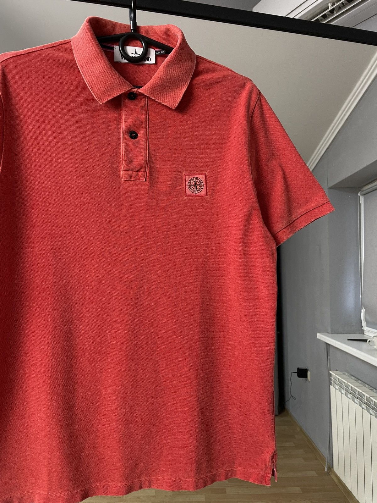 Massimo Osti Stone Island Polo T-shirt Patch Program Box Logo Tee Size US L / EU 52-54 / 3 - 3 Thumbnail