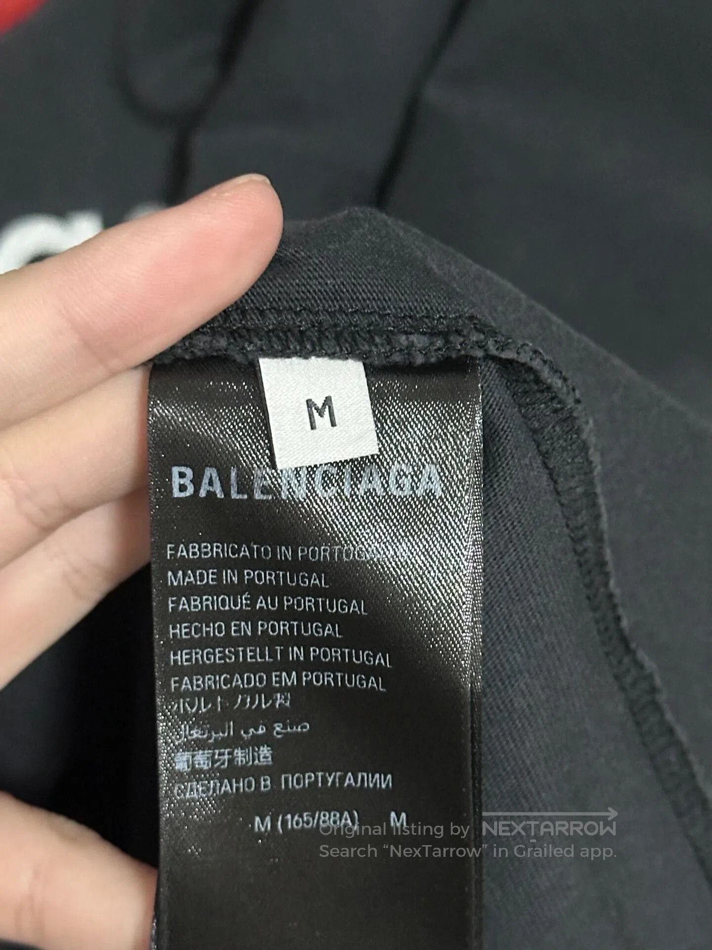 Balenciaga balenciaga black red short sleeve t-shirt. Size US M / EU 48-50 / 2 - 3 Thumbnail