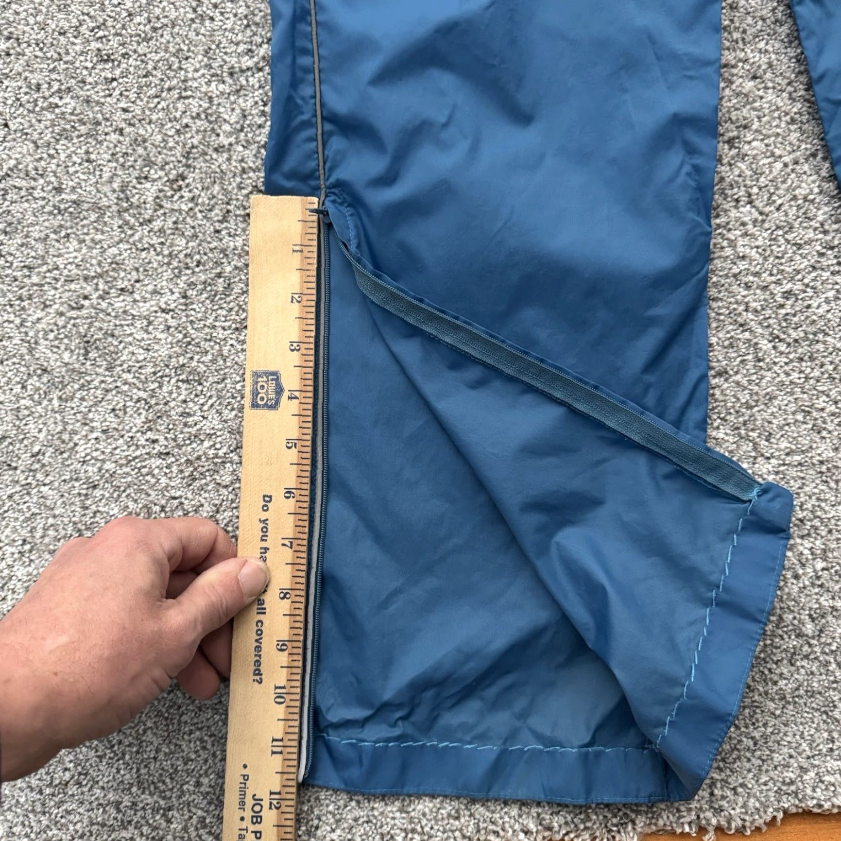 Adidas Adidas Nylon Track Pants Mens 26 Regular Blue 80s Vintage Athletic Gorpcore Streetwear Sweatpants Pants Mens Size US 26 / EU 42 - 7 Thumbnail