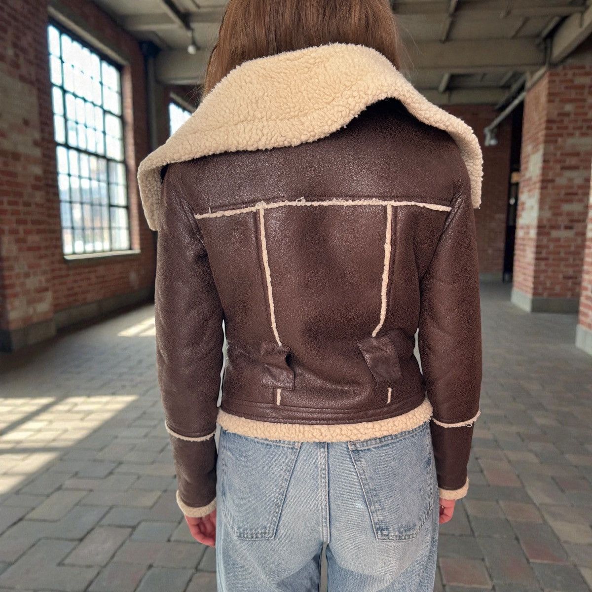Hysteric Glamour Y2K Glamour Faux Fur Shearling/Sheepskin Cropped Jacket Size XS / US 0-2 / IT 36-38 - 2 Thumbnail