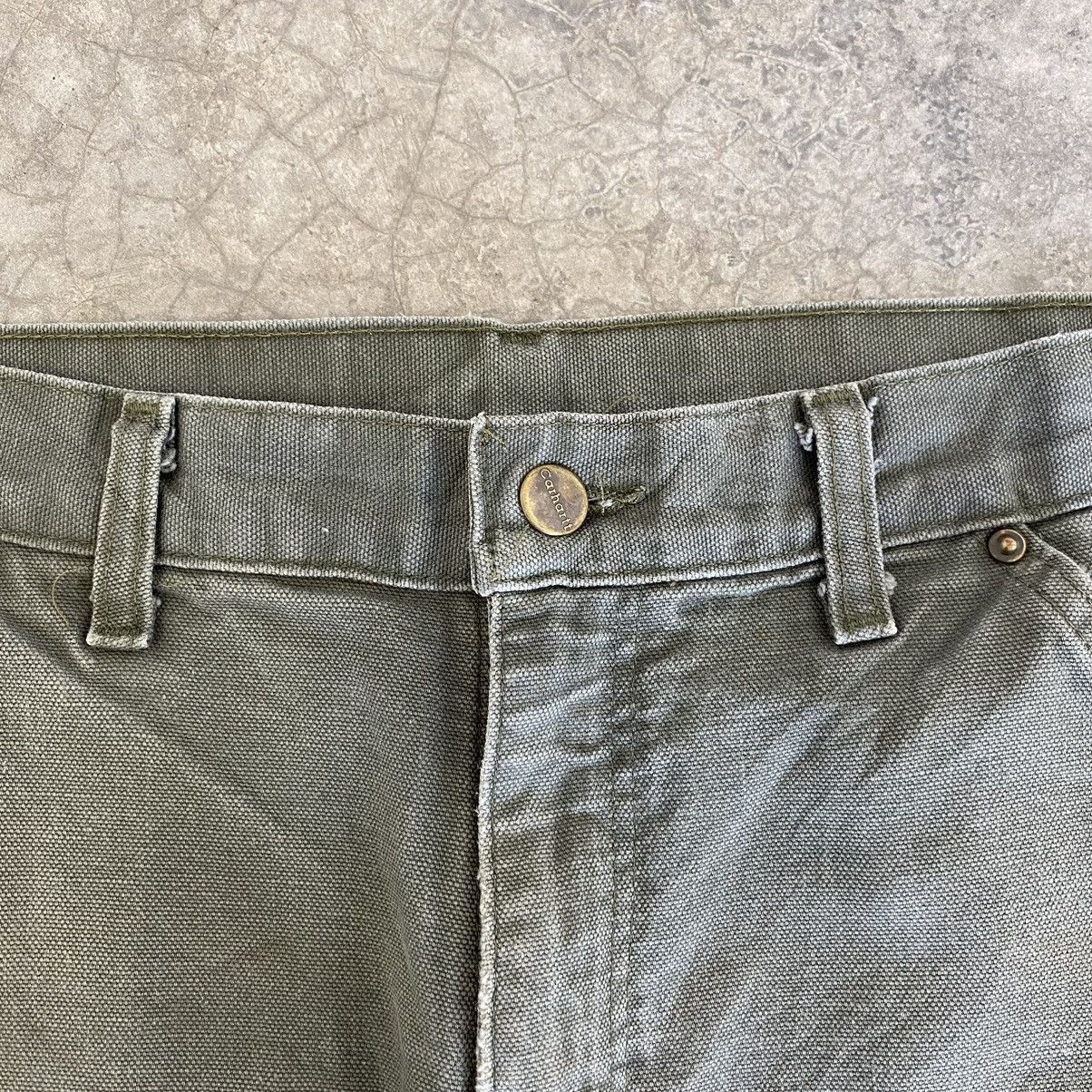 Carhartt VTG Carhartt Double Knee Faded Dirty Carpenter Pants Size US 31 - 11 Thumbnail