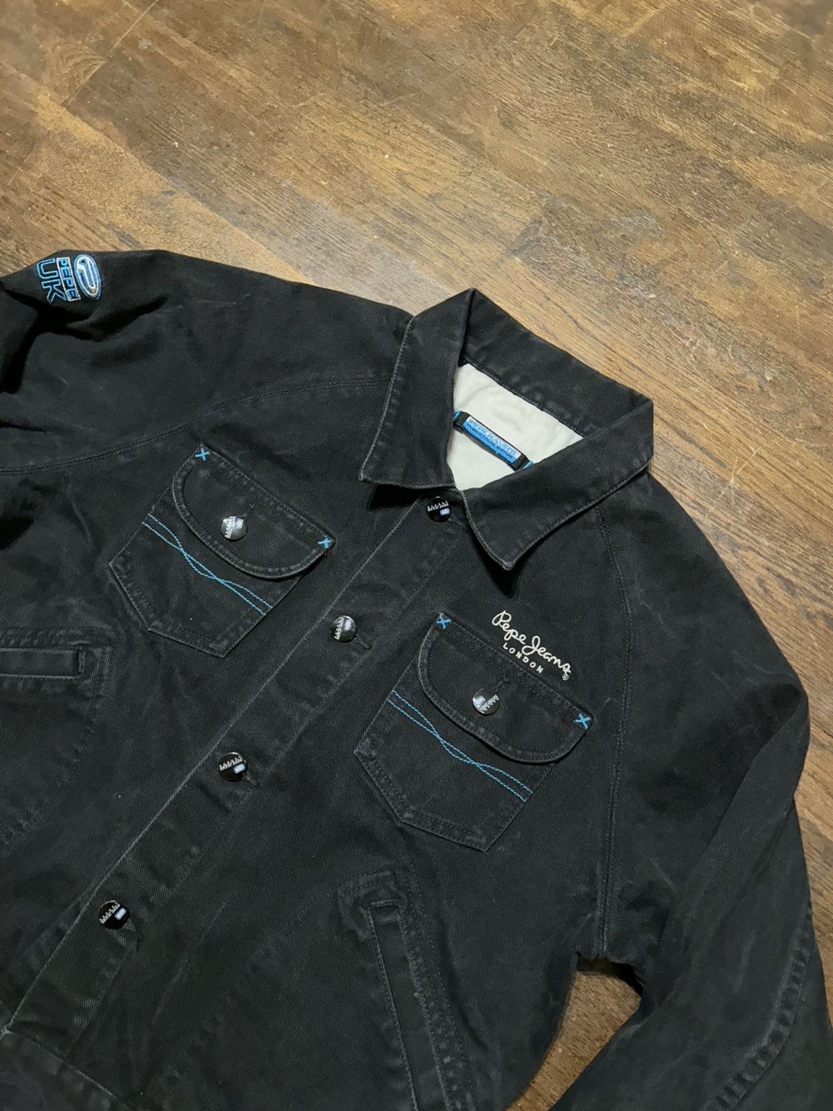 Pepe Jeans Pepe Jeans Embroidered Jean Jacket Small Size US S / EU 44-46 / 1 - 4 Thumbnail