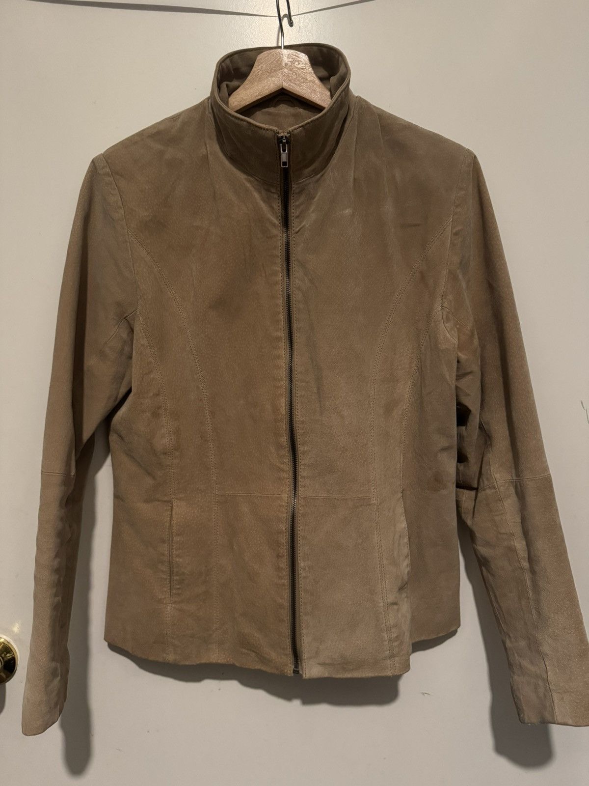 Vintage Vintage suede jacket Size US S / EU 44-46 / 1 - 1 Thumbnail