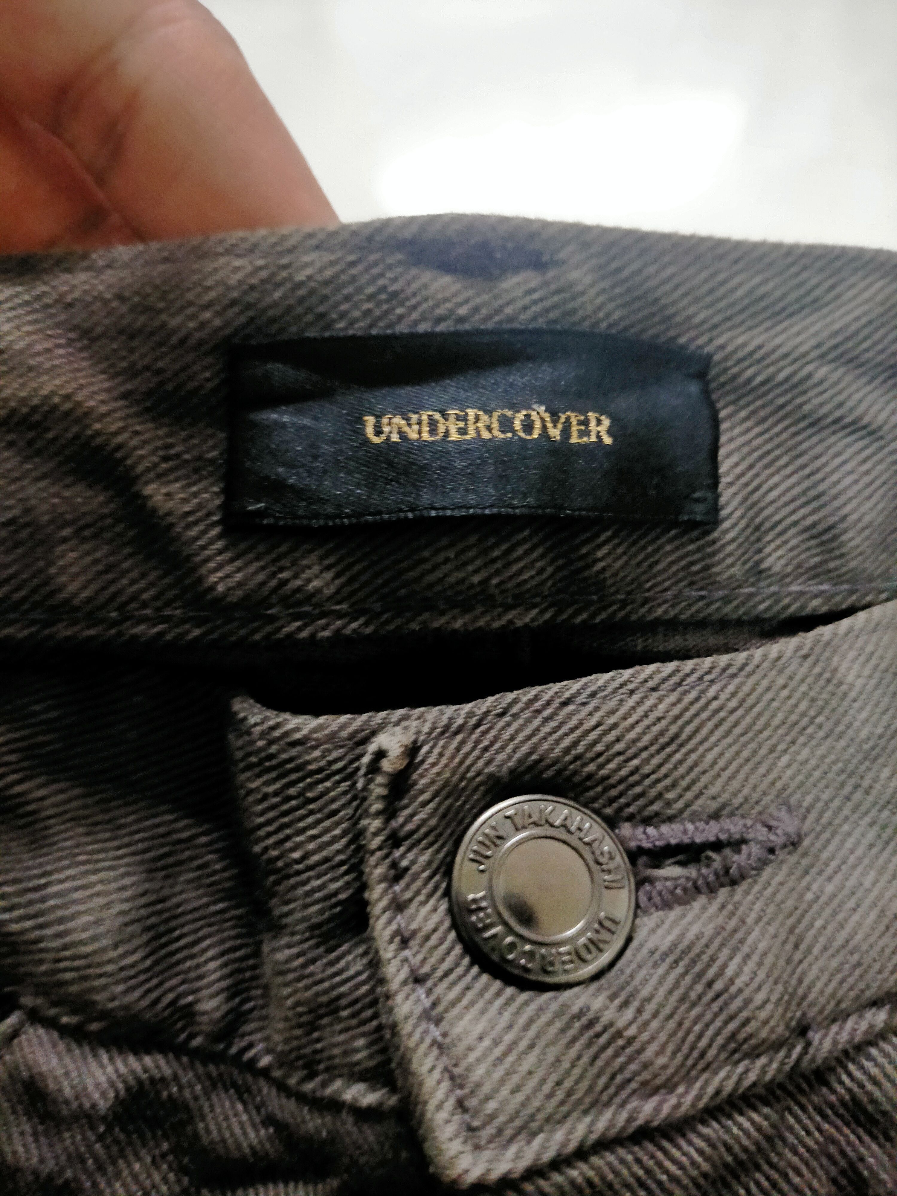 Jun Takahashi × Undercover Undercover Jun Takahashi Distressed Zipper Denim Size US 31 - 7 Thumbnail
