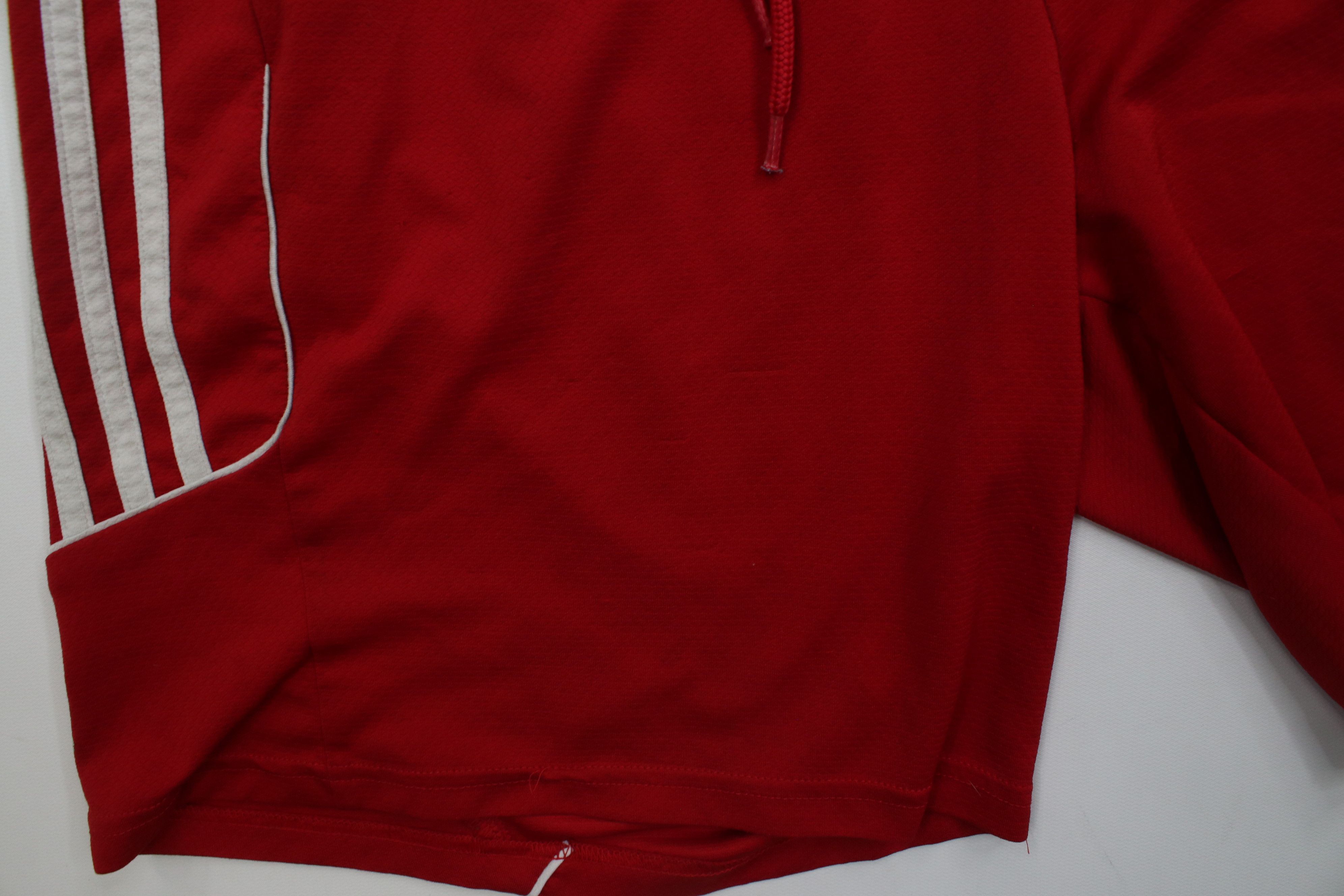 Adidas Vintage Y2K Adidas Knee Running Jogging Soccer Shorts Red Size US 34 / EU 50 - 6 Thumbnail