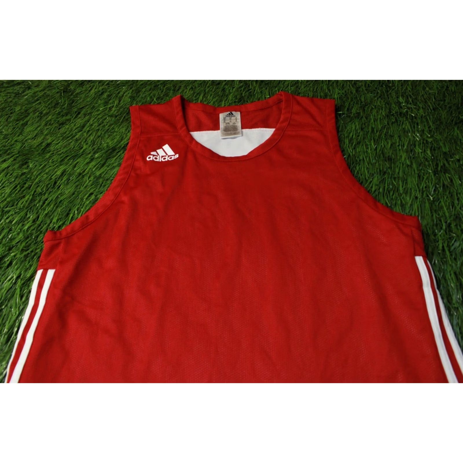 Adidas ADIDAS 2019 BASKETBALL TANK VEST JERSEY SHIRT RED WHITE XL MEN Size US XL / EU 56 / 4 - 2 Thumbnail