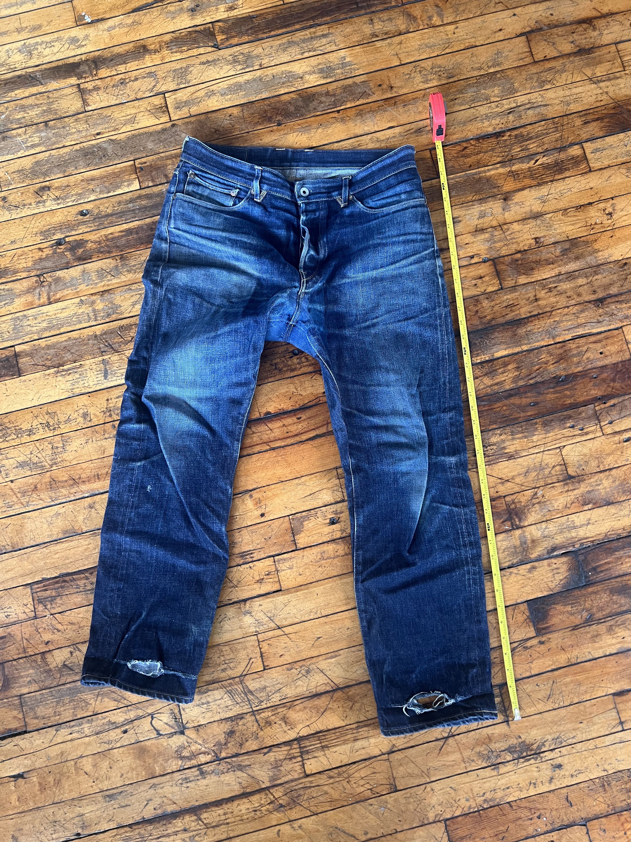 Stevenson Overall Co. Stevenson Overall Company - 220 Raw Denim - W31 Size US 31 - 3 Thumbnail