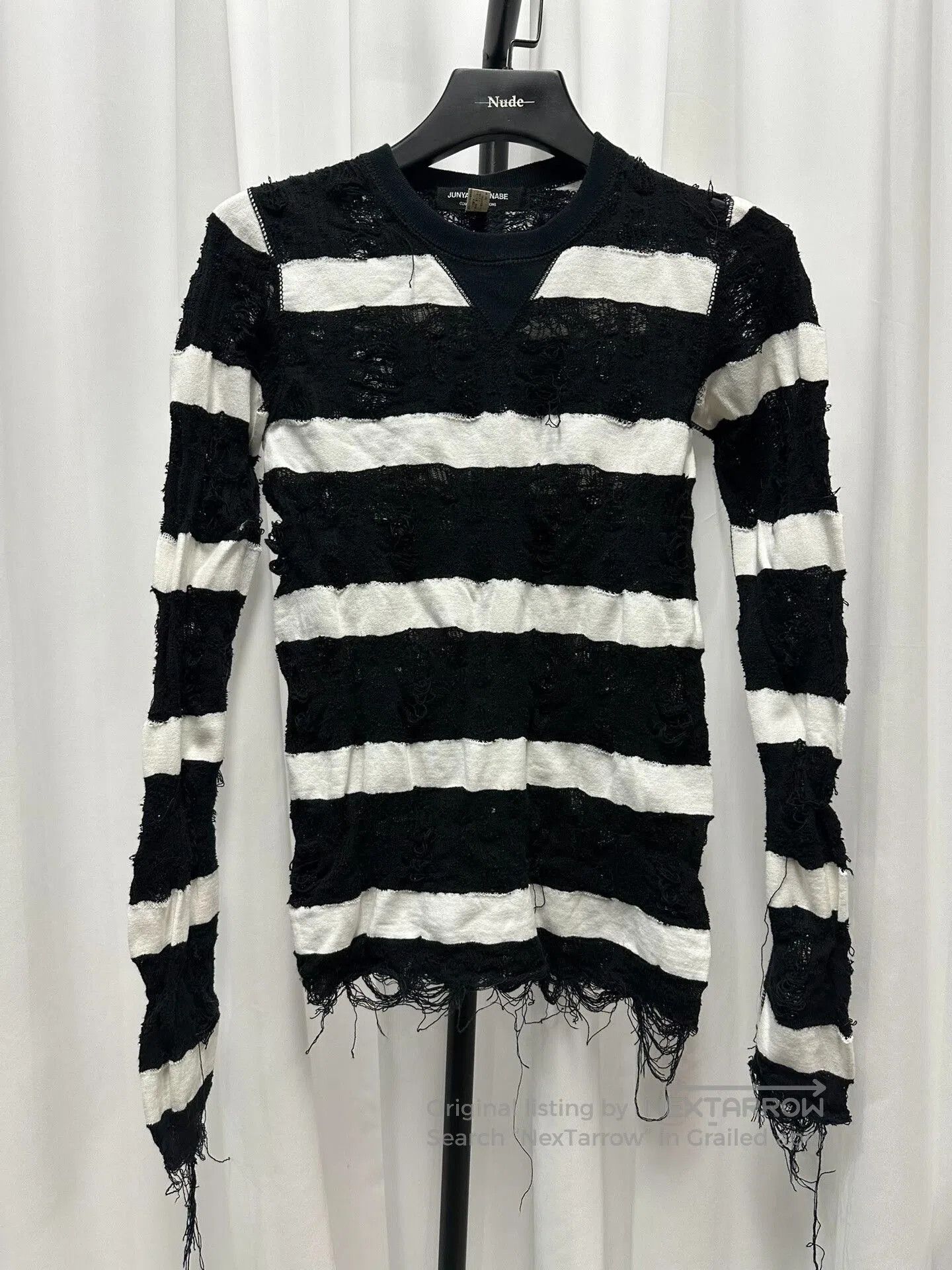 Junya Watanabe Junya Watanabe Striped Long Sleeve Top. Size S / US 4 / IT 40 - 1 Thumbnail