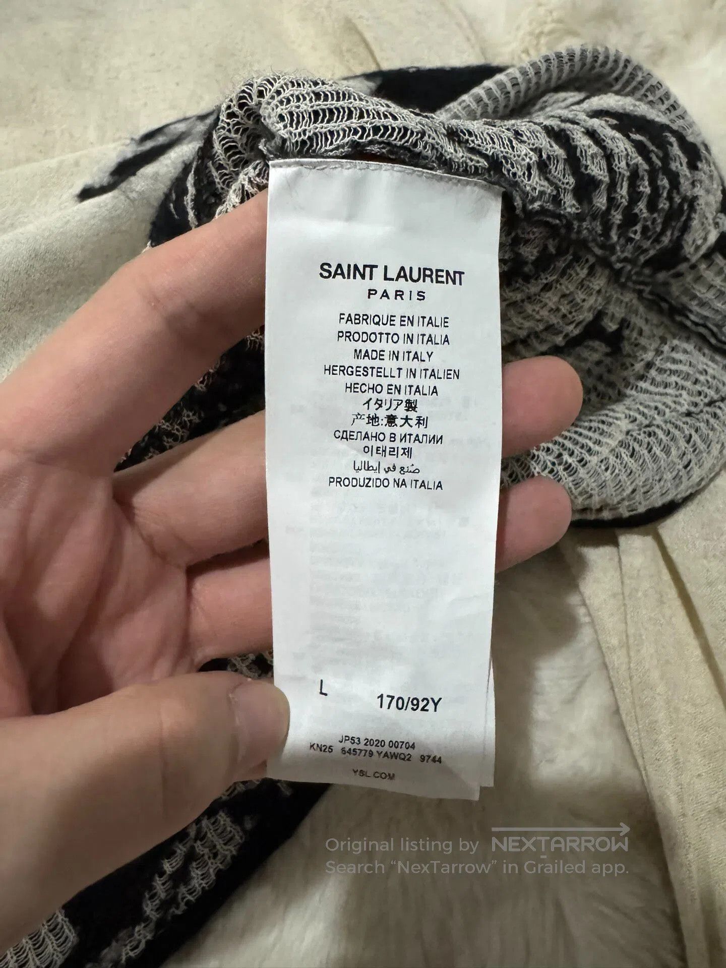 Saint Laurent Paris Saint Laurent Paris Knit sweater| Size US L / EU 52-54 / 3 - 5 Thumbnail