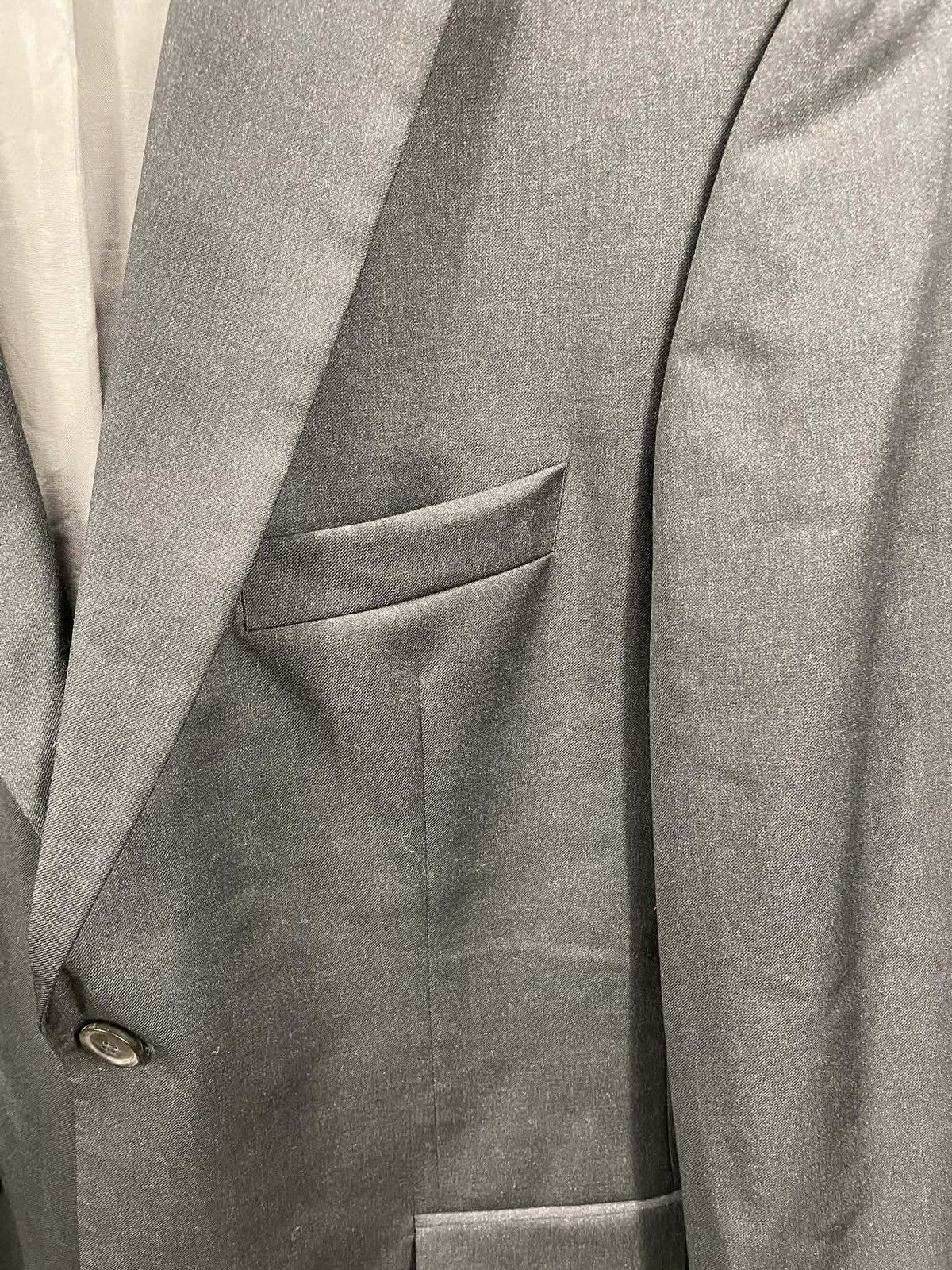 Hugo Boss Hugo Boss Nordstrom Charcoal Blazer 44 Made USA Size 44R - 5 Thumbnail