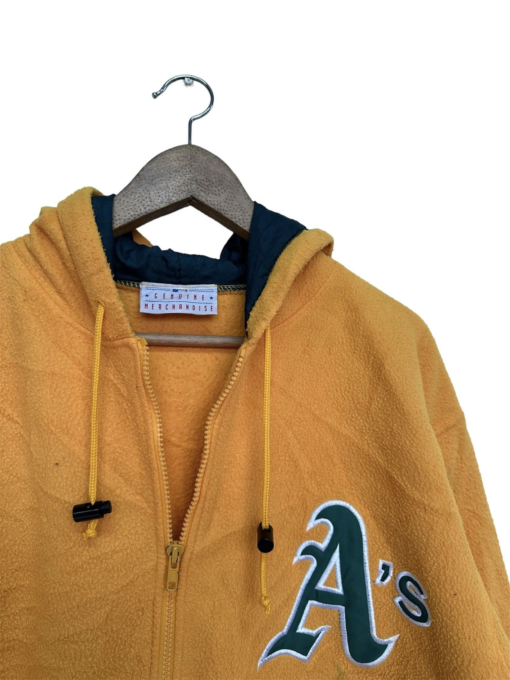 MLB Vintage 1995 MLB Oakland Athletics A’s Fleece Hoodie Jacket Size US L / EU 52-54 / 3 - 5 Thumbnail