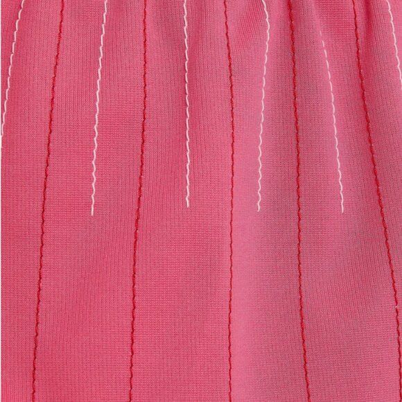 Valentino Valentino Garavani Topstitched jersey mini skirt pink Size 30" / US 8 / IT 44 - 2 Thumbnail