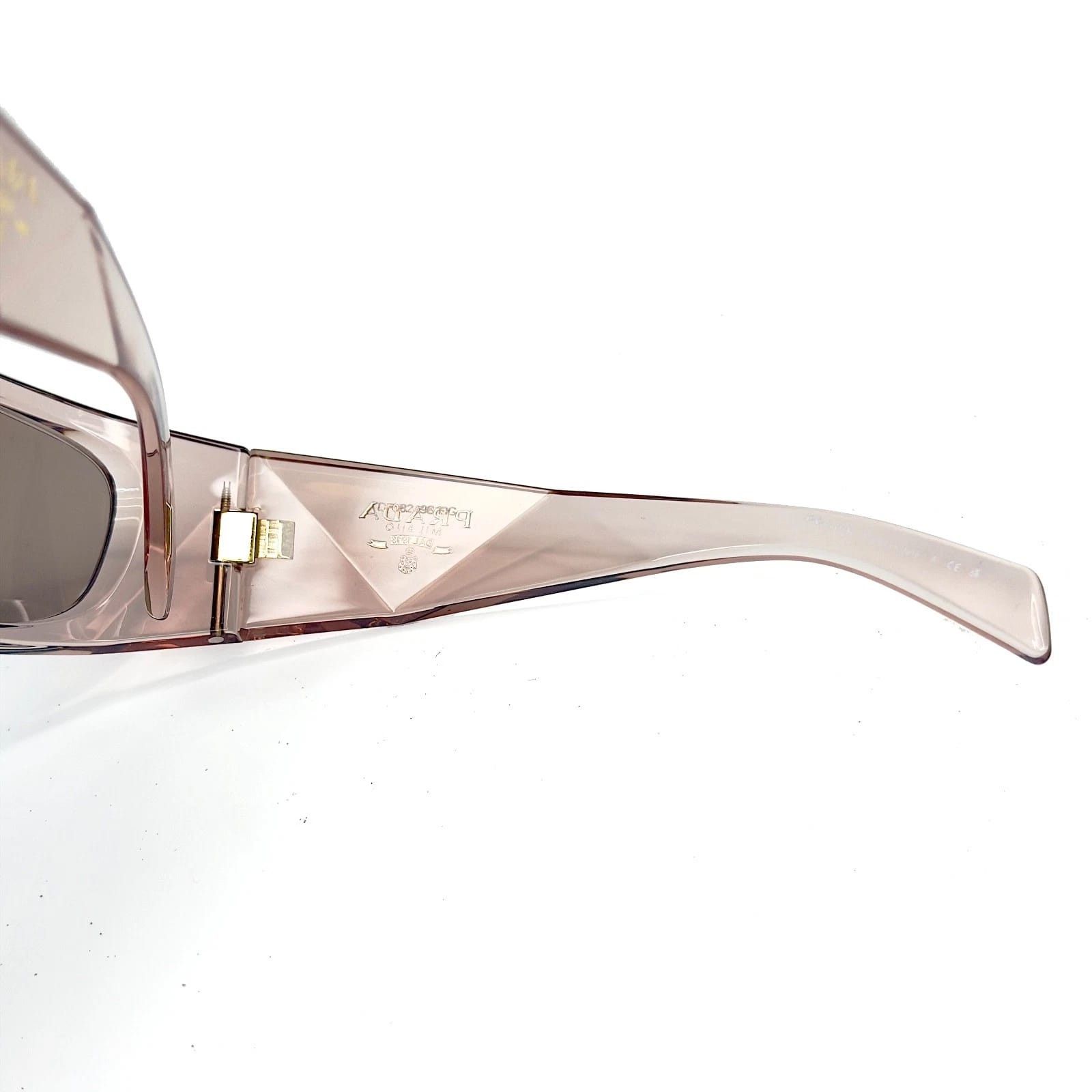 Prada PRADA SYMBOLE Pink Bold Wrap PRA14S A14 Fashion Sunglasses Size ONE SIZE - 7 Thumbnail