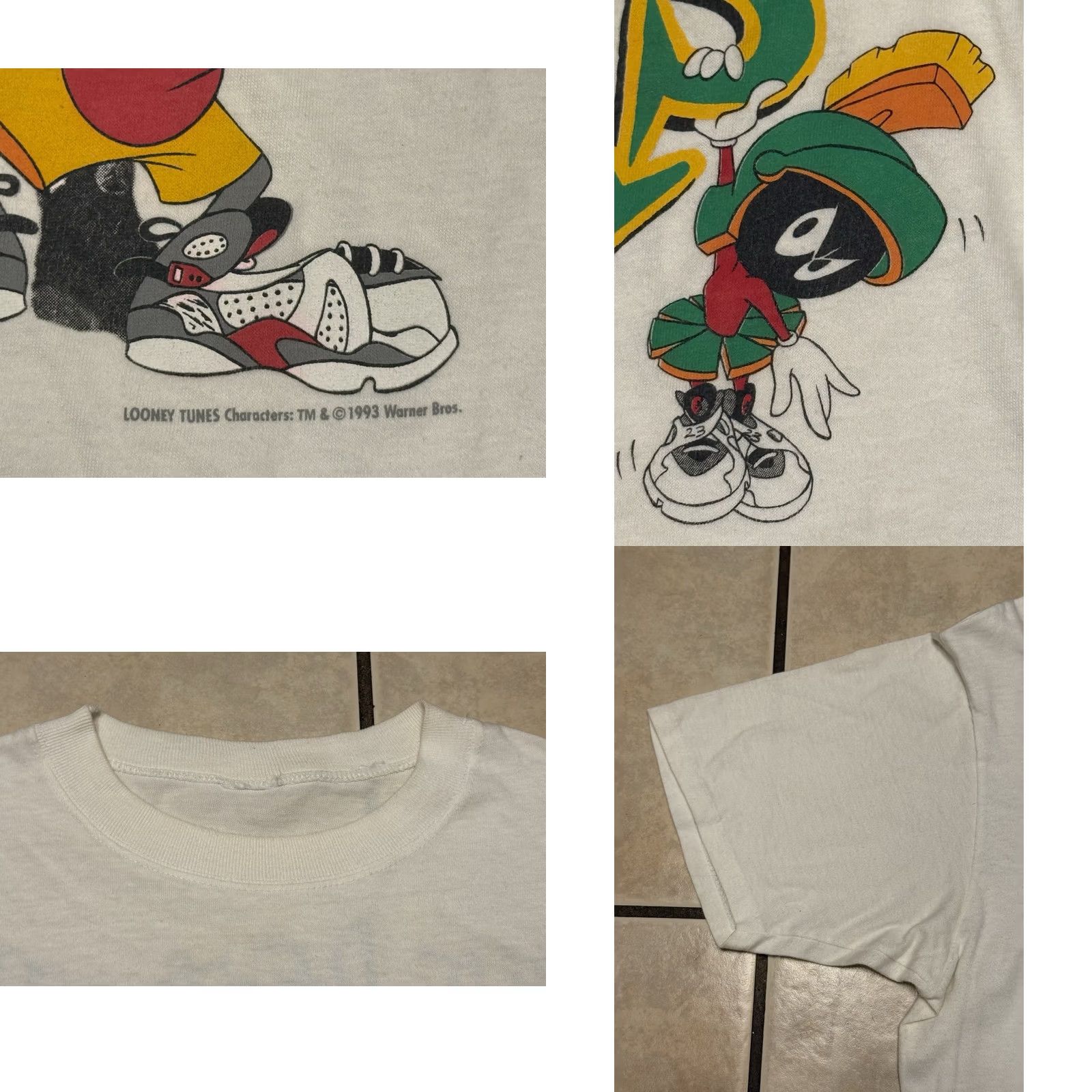 Nike VINTAGE Nike Best On Earth Shirt Large Michael Jordan Bulls Bugs 90s Mens Size US L / EU 52-54 / 3 - 8 Thumbnail