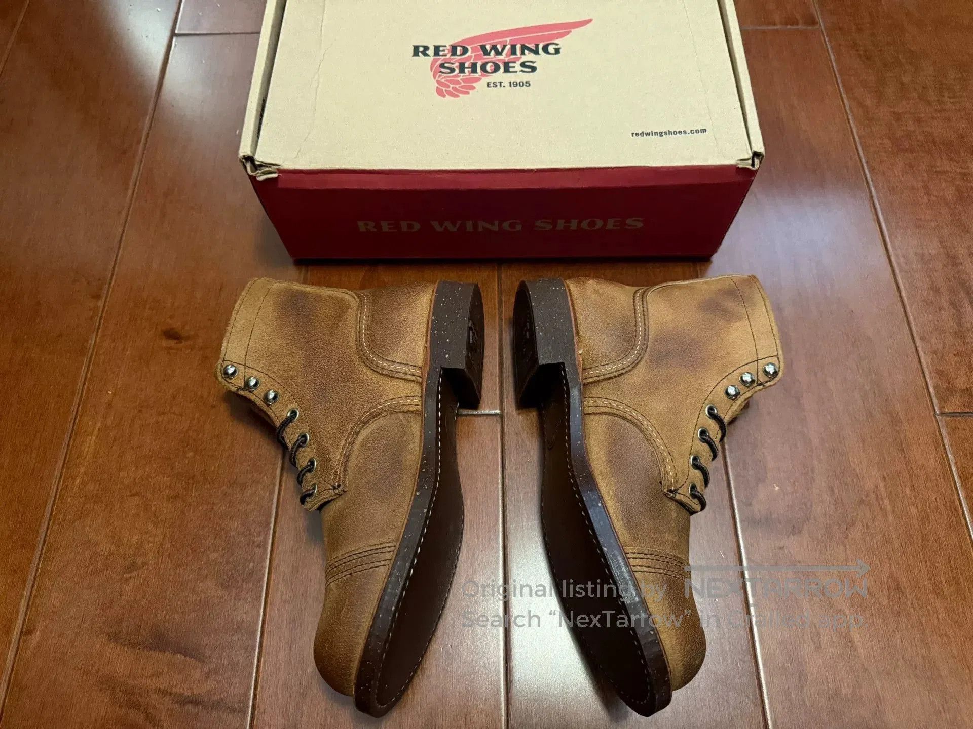 Red Wing Redwing 8113 Work Boots. Size US 7.5 / EU 40-41 - 2 Thumbnail