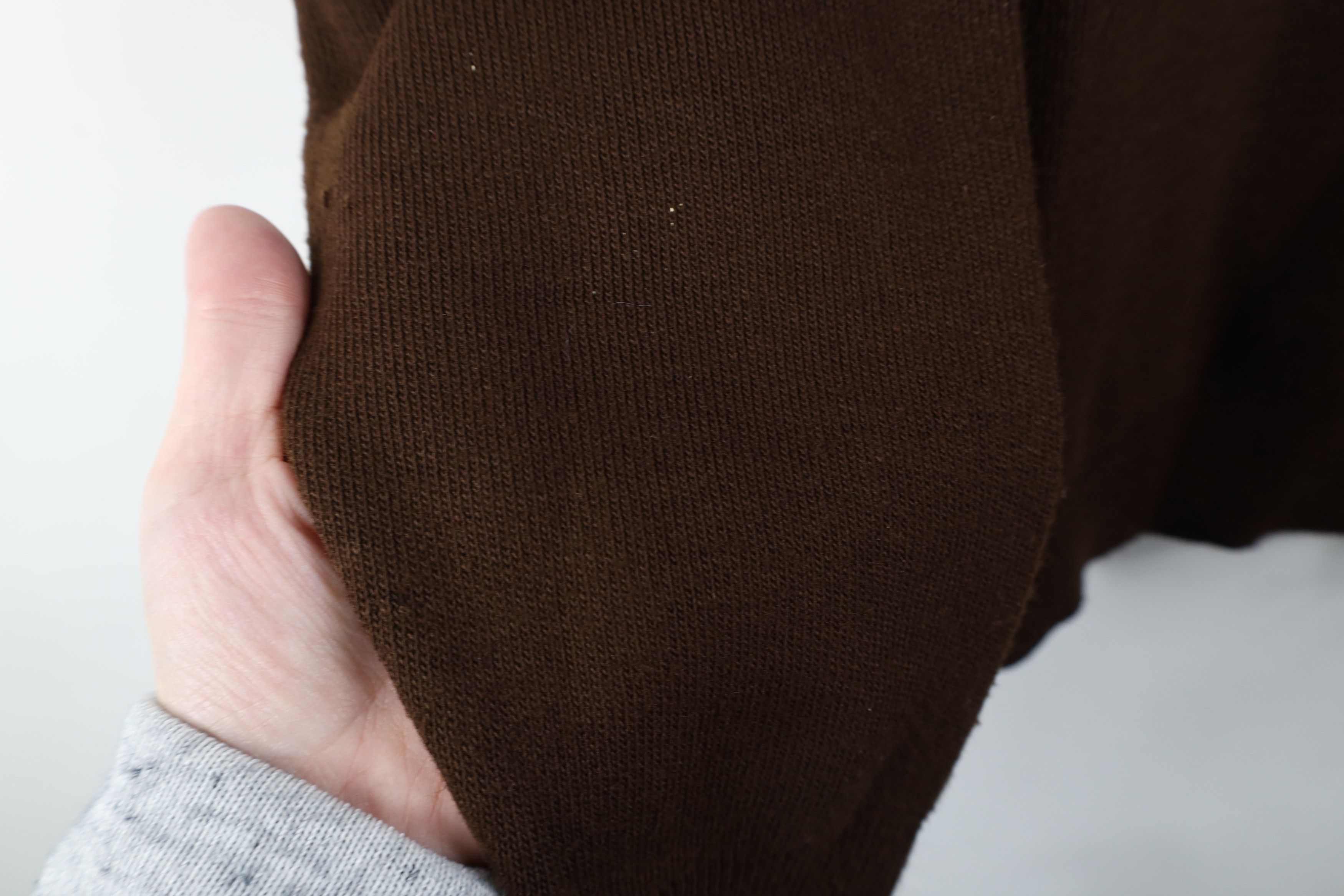 Vintage Vintage 70s Streetwear Blank Knit V-Neck Sweater Brown USA Size US M / EU 48-50 / 2 - 6 Thumbnail