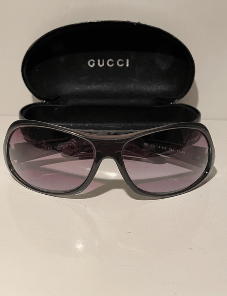 Gucci × Tom Ford × Vintage GUCCI Sunglasses gg1414 Wrap Shield Rimless Mask RI911 Size ONE SIZE - 2 Thumbnail