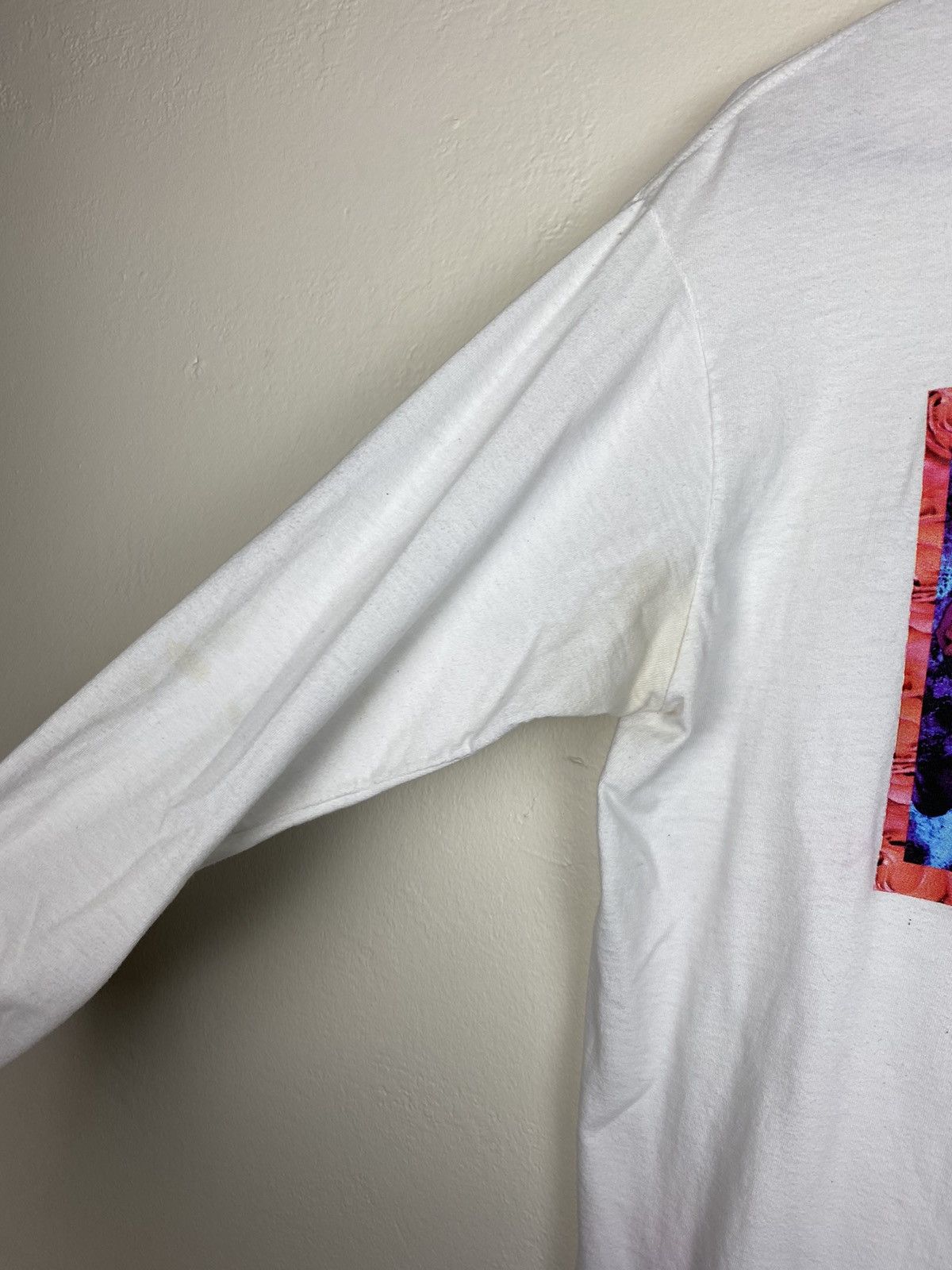 Supreme White Supreme Flower Bloom along Sleeve T Shirt Size US M / EU 48-50 / 2 - 4 Thumbnail
