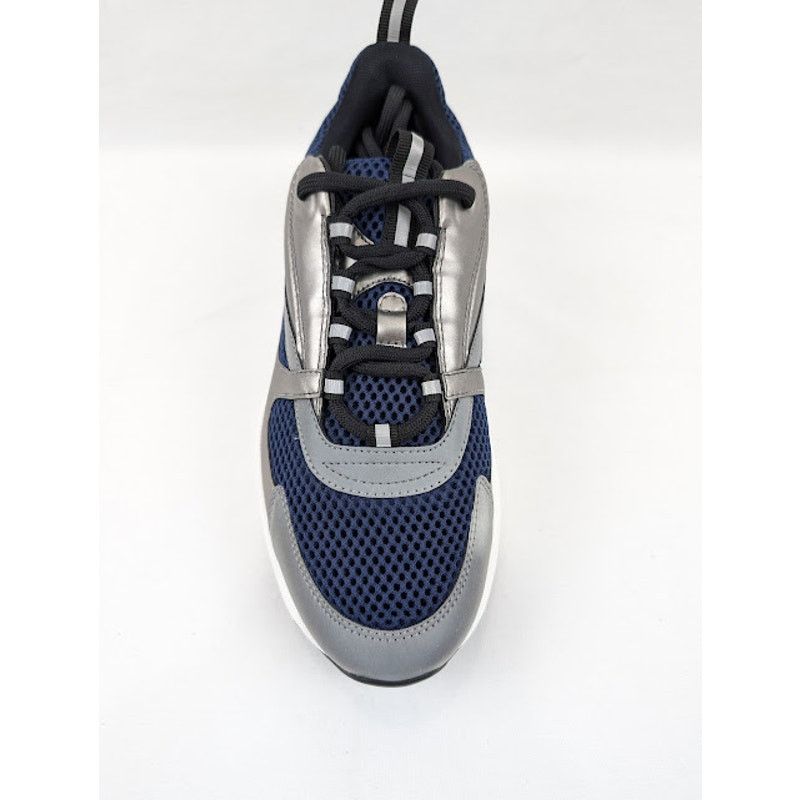 Dior o1rshd1 B22 Calfskin Mesh Sneakers in Grey/Blue Size US 8 / EU 41 - 6 Thumbnail