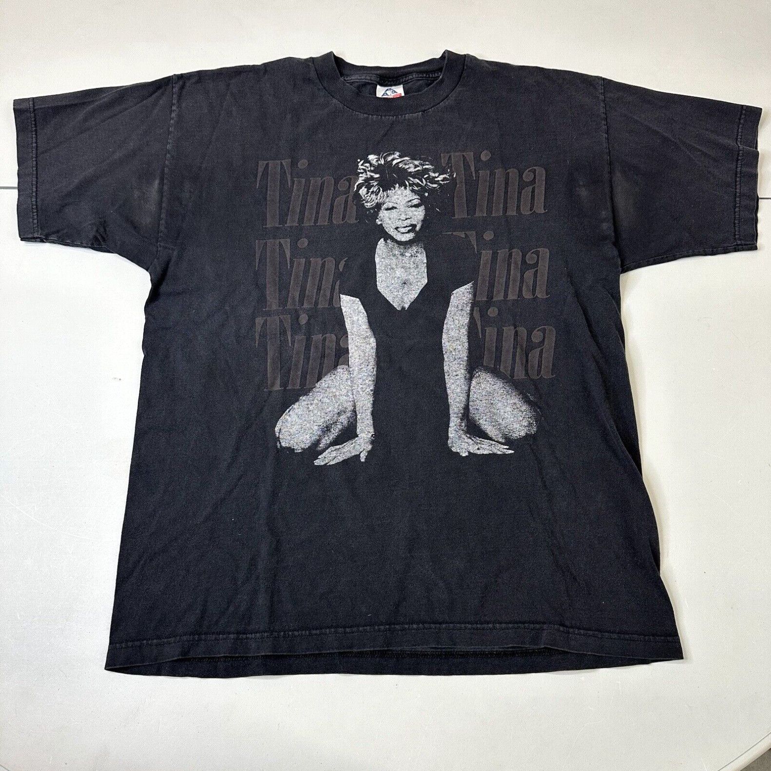 Image of Vintage Tina Turner Shirt 1997 Wildest Dreams Tour Band Tee in White, Men's (Size XL)