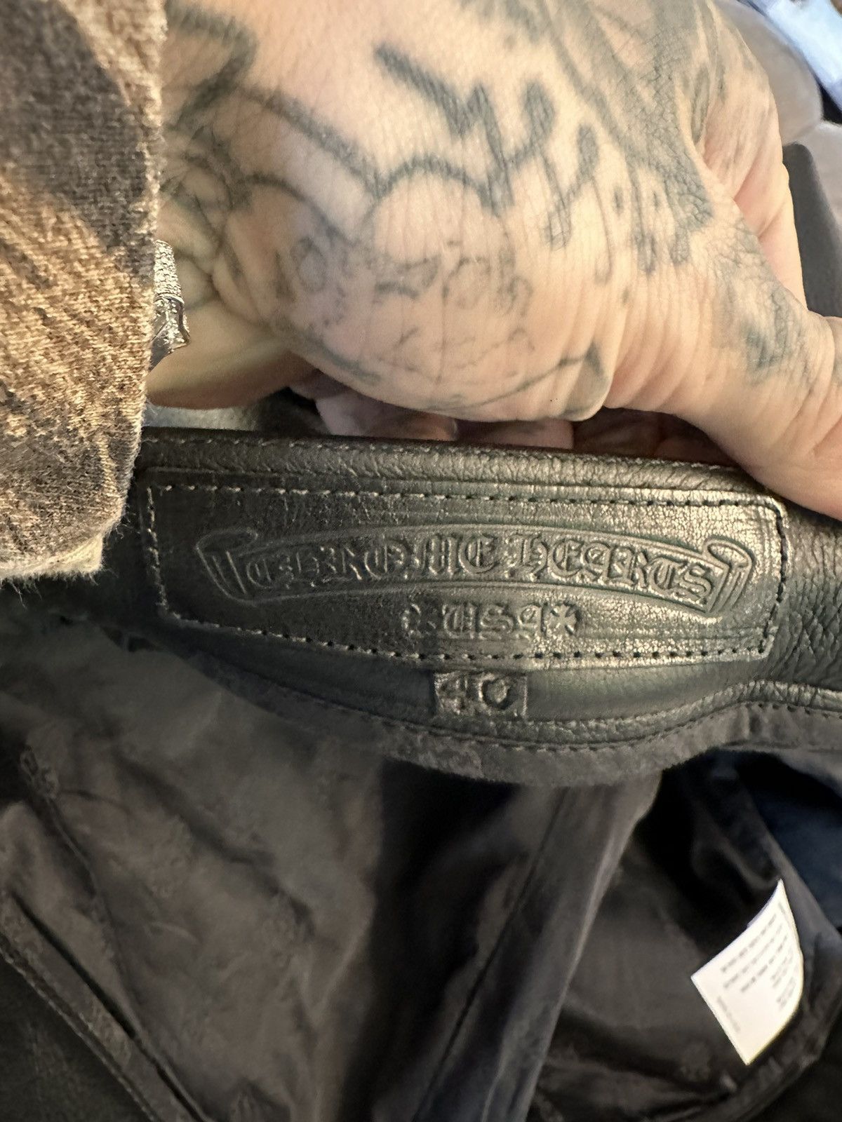 Chrome Hearts Chrome Hearts NEW sz 40 XXXL LEATHER Jeans Size US 40 / EU 56 - 15 Thumbnail