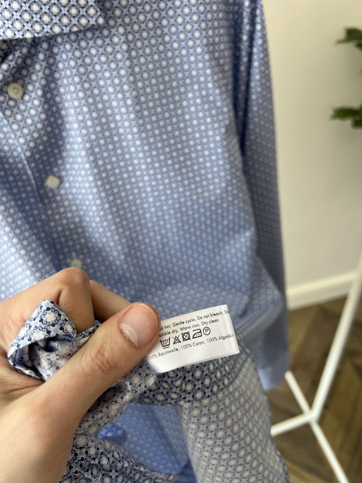 Eton × Vintage Vintage Eton Luxury Button Up Shirt Size US L / EU 52-54 / 3 - 10 Thumbnail