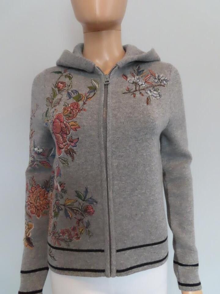 Image of Dior O1W1Db10124 Hoodie In Grey, Women's (Size XS)