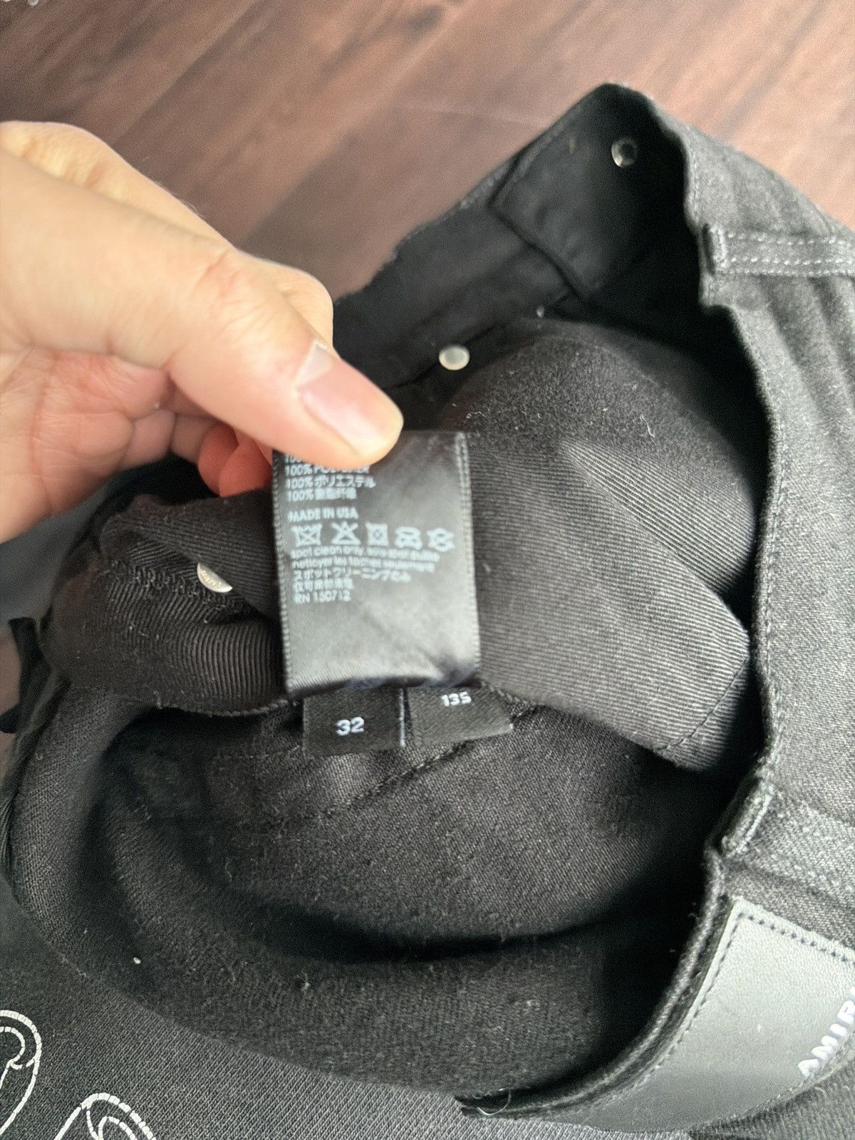 Amiri Amiri Jeans All Over Patch Black Denim Size US 32 / EU 48 - 5 Thumbnail