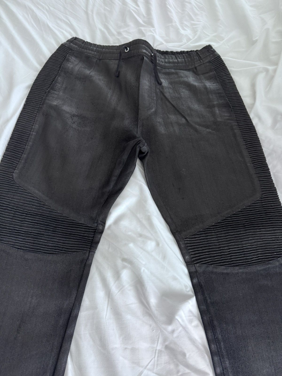 Balmain Balmain Biker waxed jeans Size US 34 / EU 50 - 2 Thumbnail