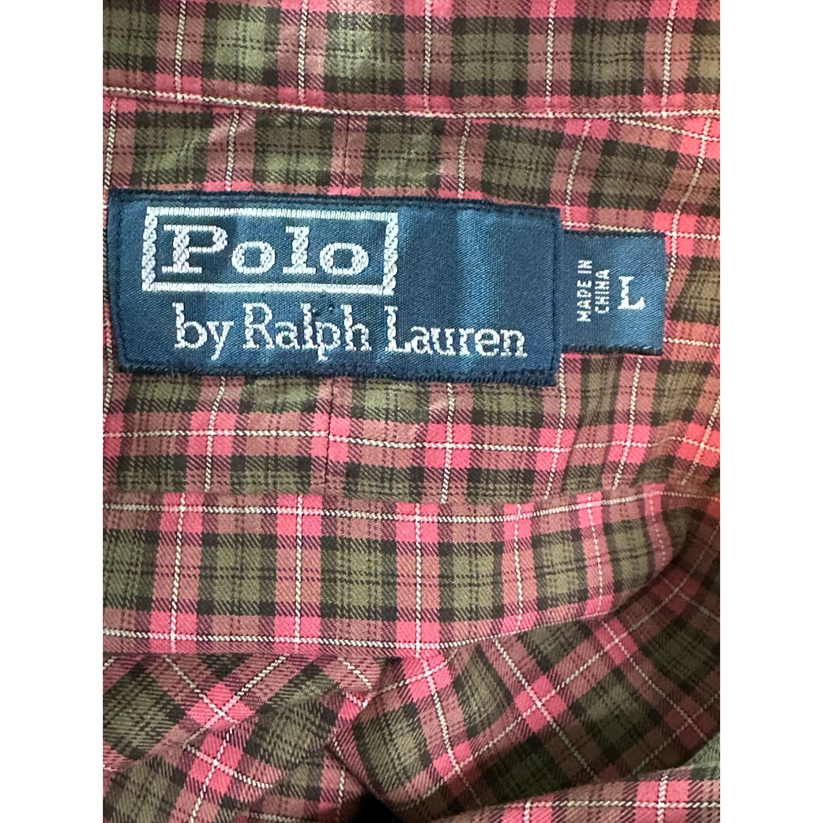 Polo Ralph Lauren Polo by Ralph Lauren plaid long sleeves shirt size Large Size US L / EU 52-54 / 3 - 3 Thumbnail