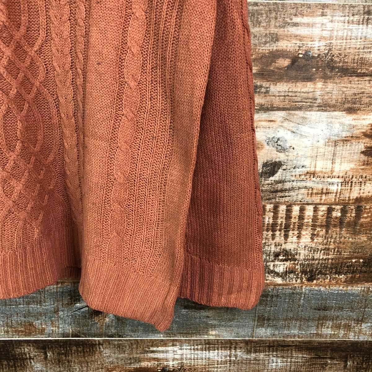 Homespun Knitwear × Japanese Brand Japan vintage Pink cable Knitwear #A1746 Size M / US 6-8 / IT 42-44 - 8 Thumbnail
