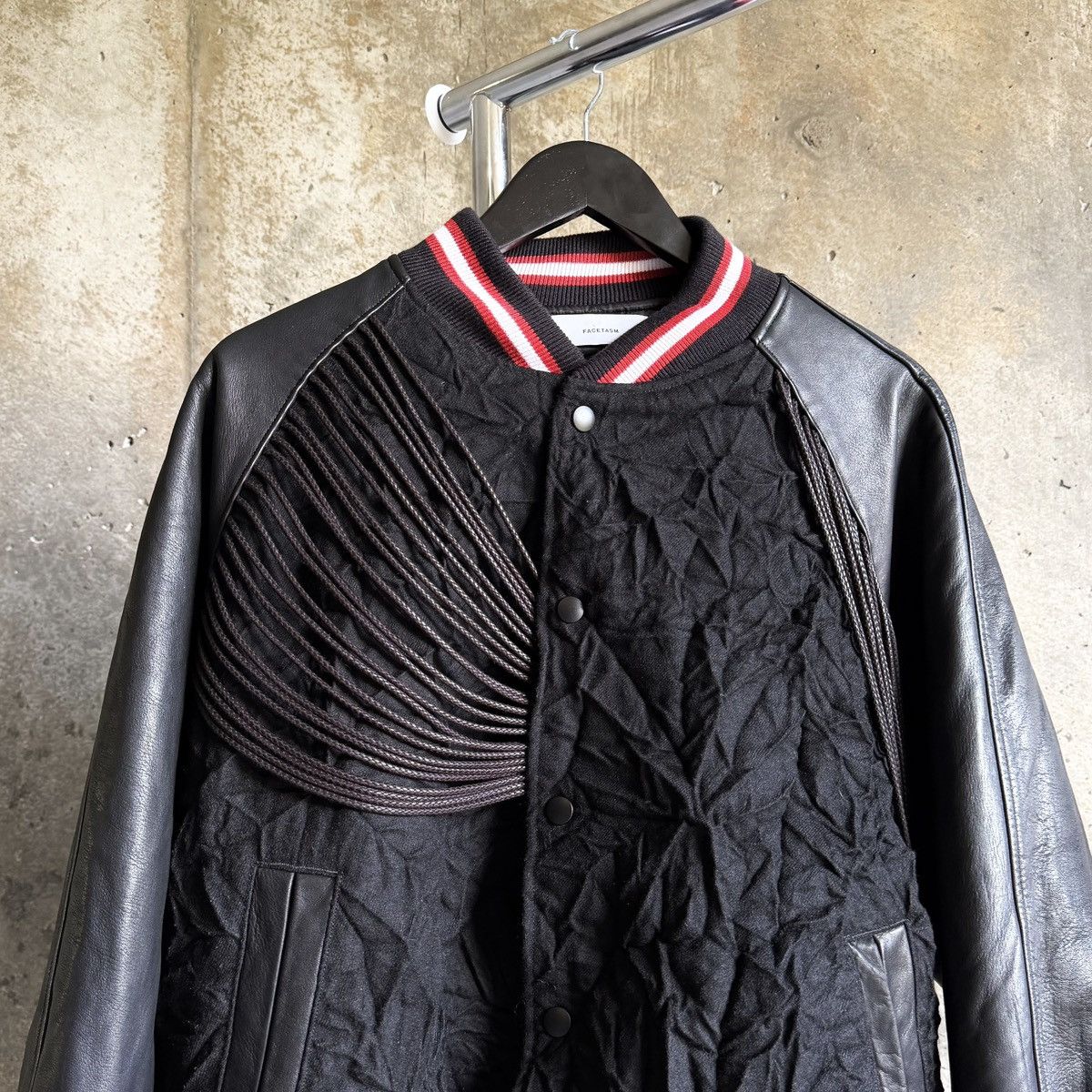 Facetasm FACETASM FW18 RUNWAY Tassel Varsity Jacket Size US XL / EU 56 / 4 - 6 Thumbnail