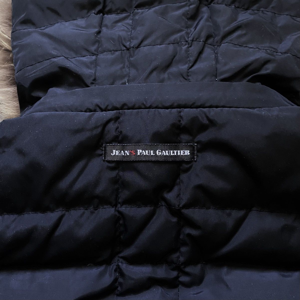 Jean Paul Gaultier Womens Jean’s Paul Gaultier Down Jacket Fur Trim Parka Black Size S / US 4 / IT 40 - 8 Thumbnail